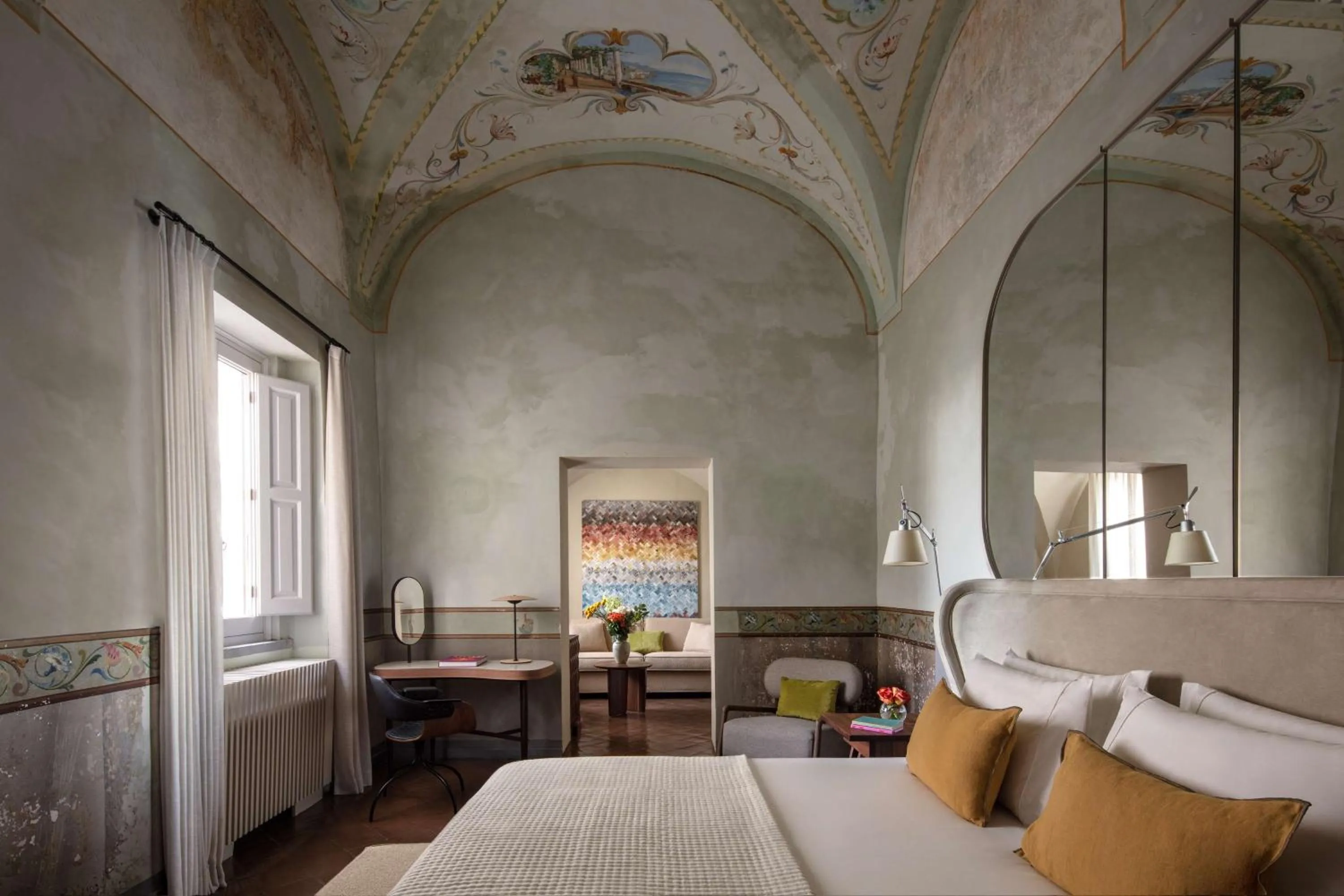 Photo of the whole room, Bed in Anantara Convento di Amalfi Grand Hotel
