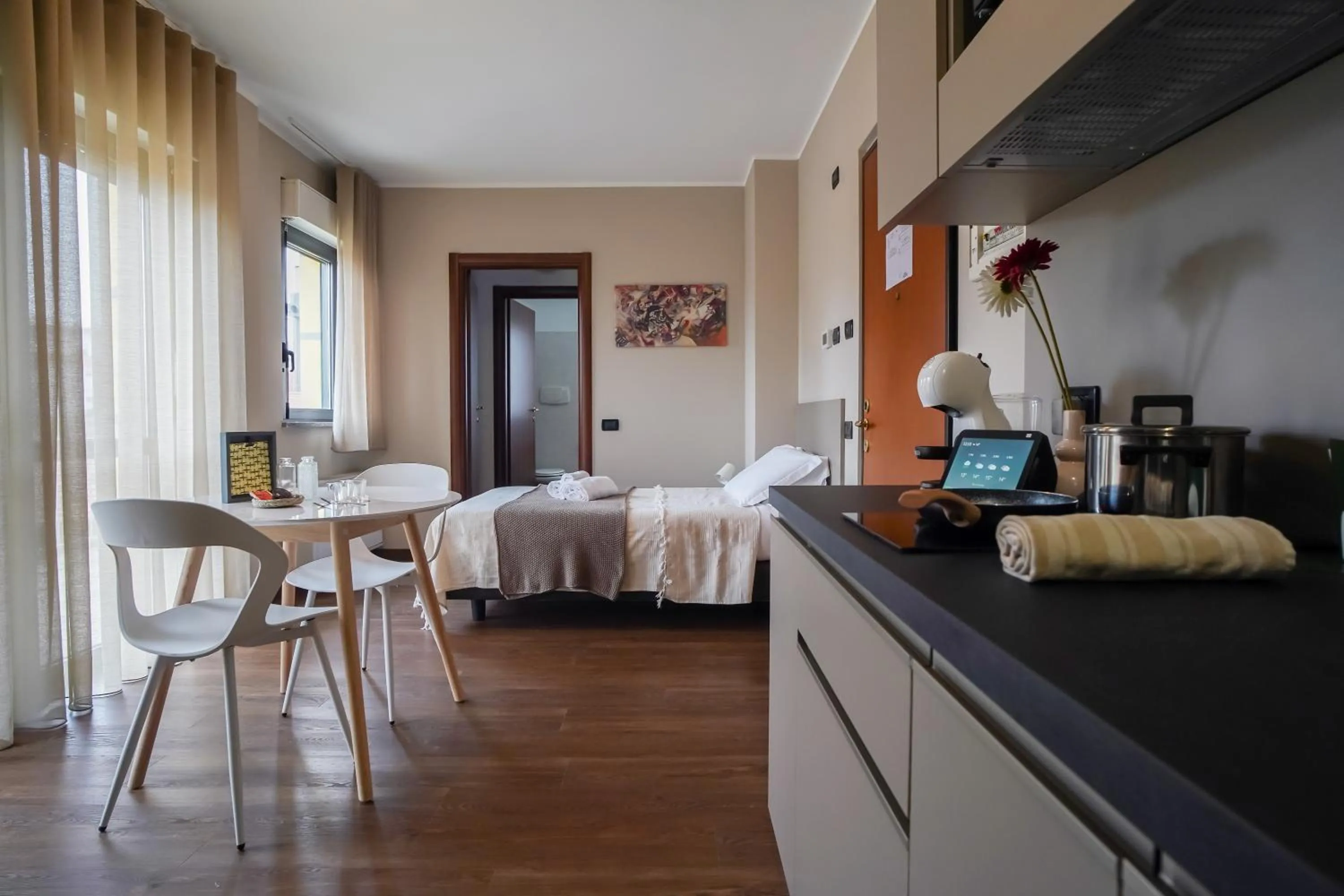 Bed in Bnbook Expo Residence Rho