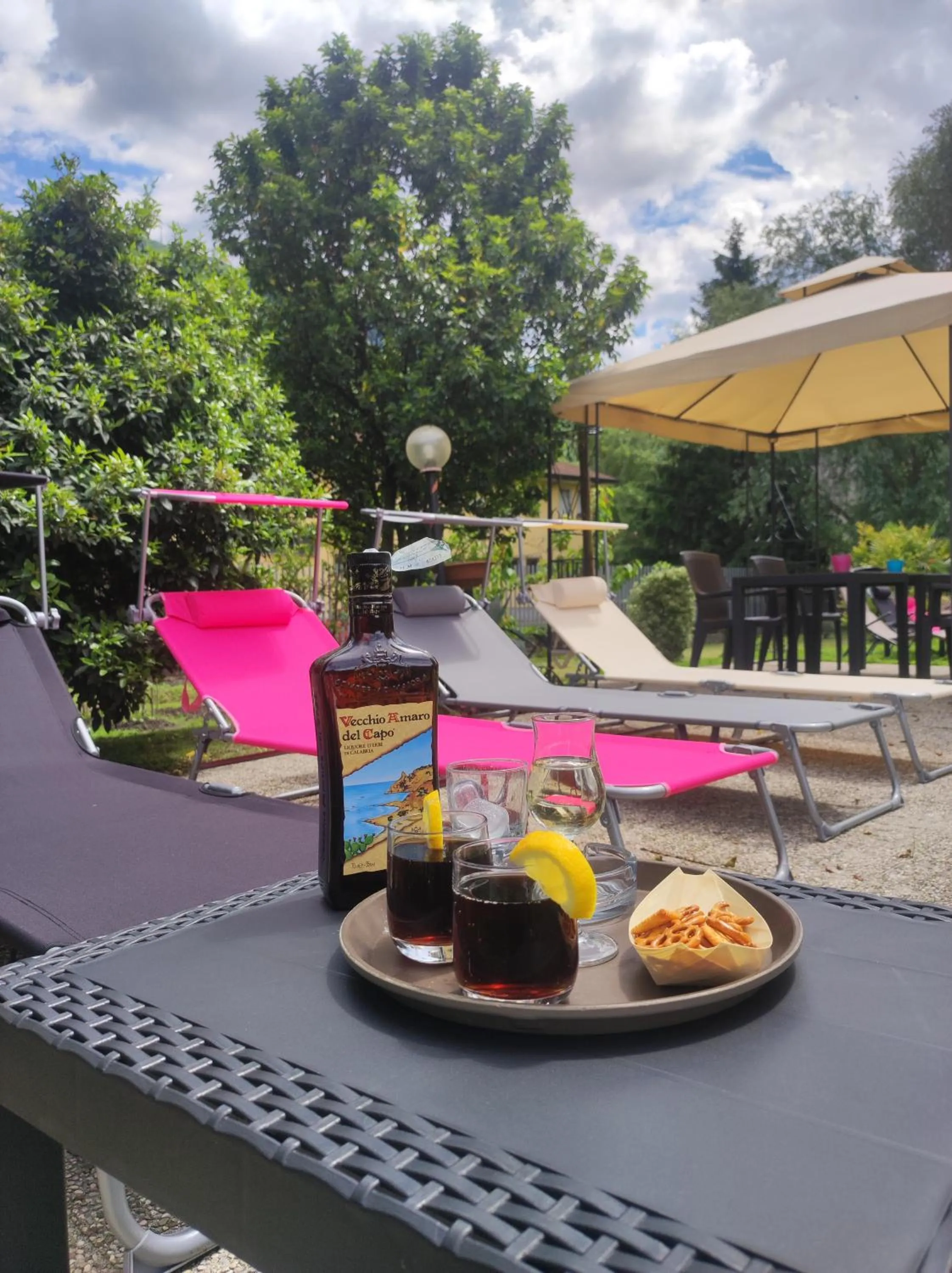 Garden view in Hotel Il Canneto