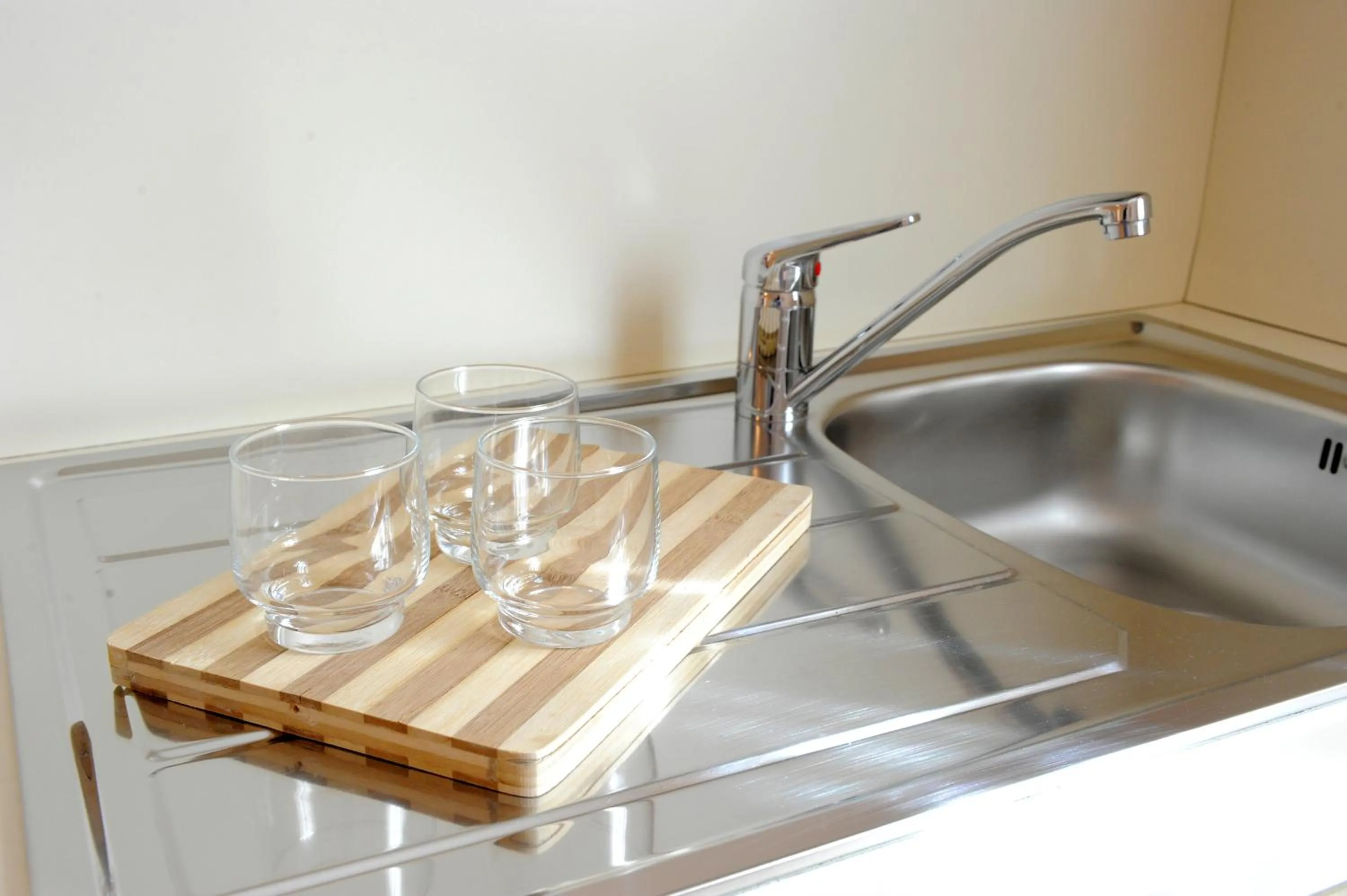 Kitchen or kitchenette in Hotel Plazza