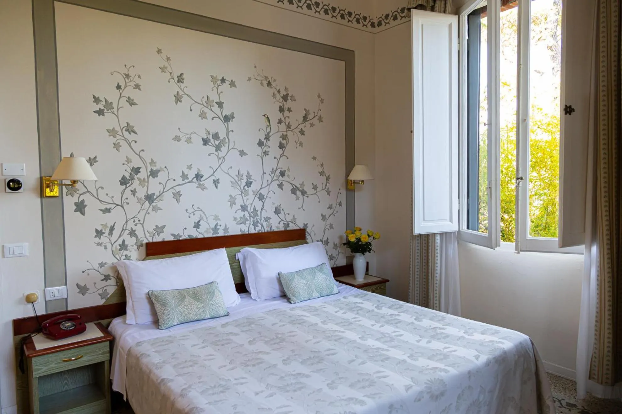 Bed in Hotel Villa Tiziana