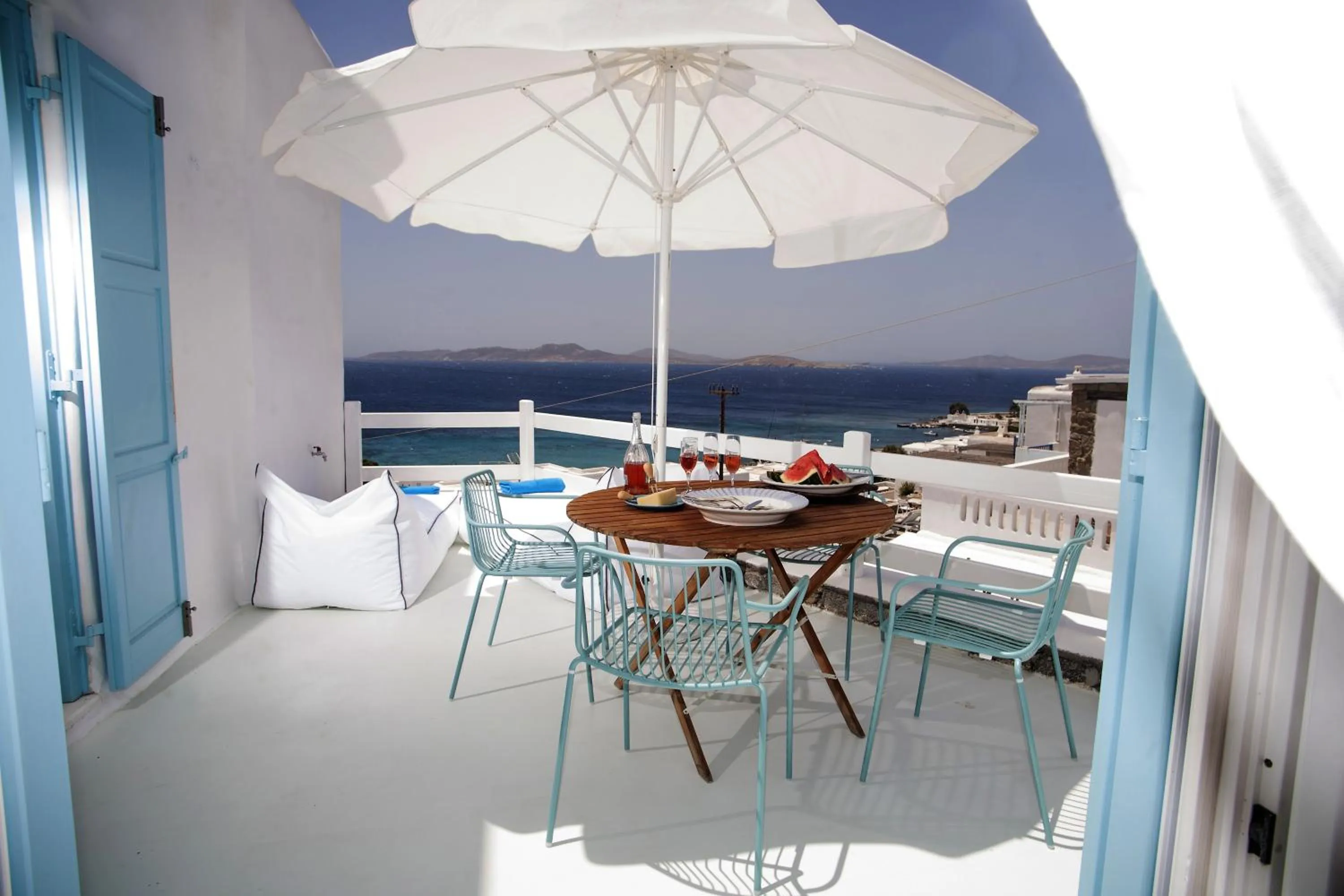 Balcony/Terrace in Mykonos Moussa