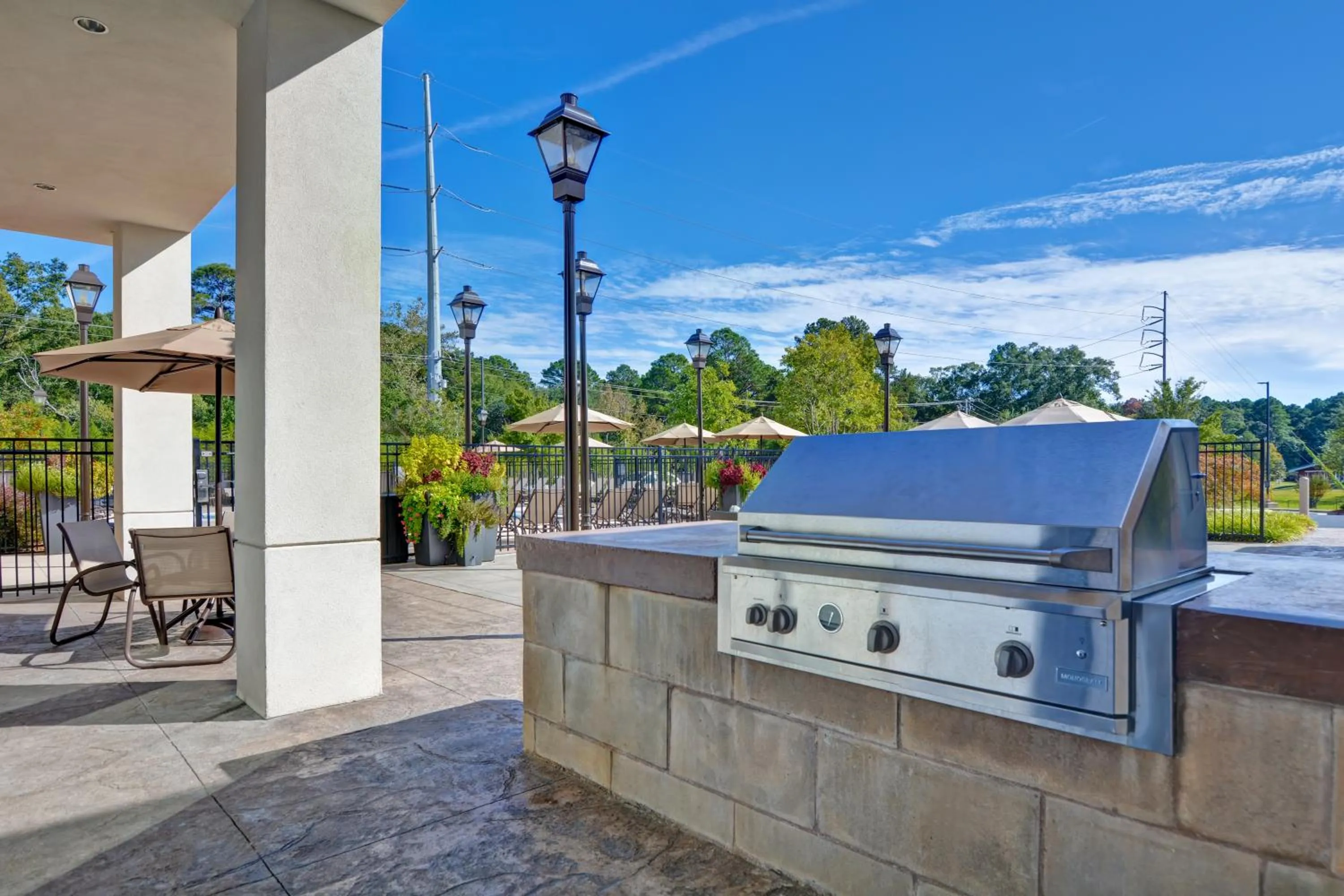 BBQ facilities in Residence Inn by Marriott Jackson The District at Eastover