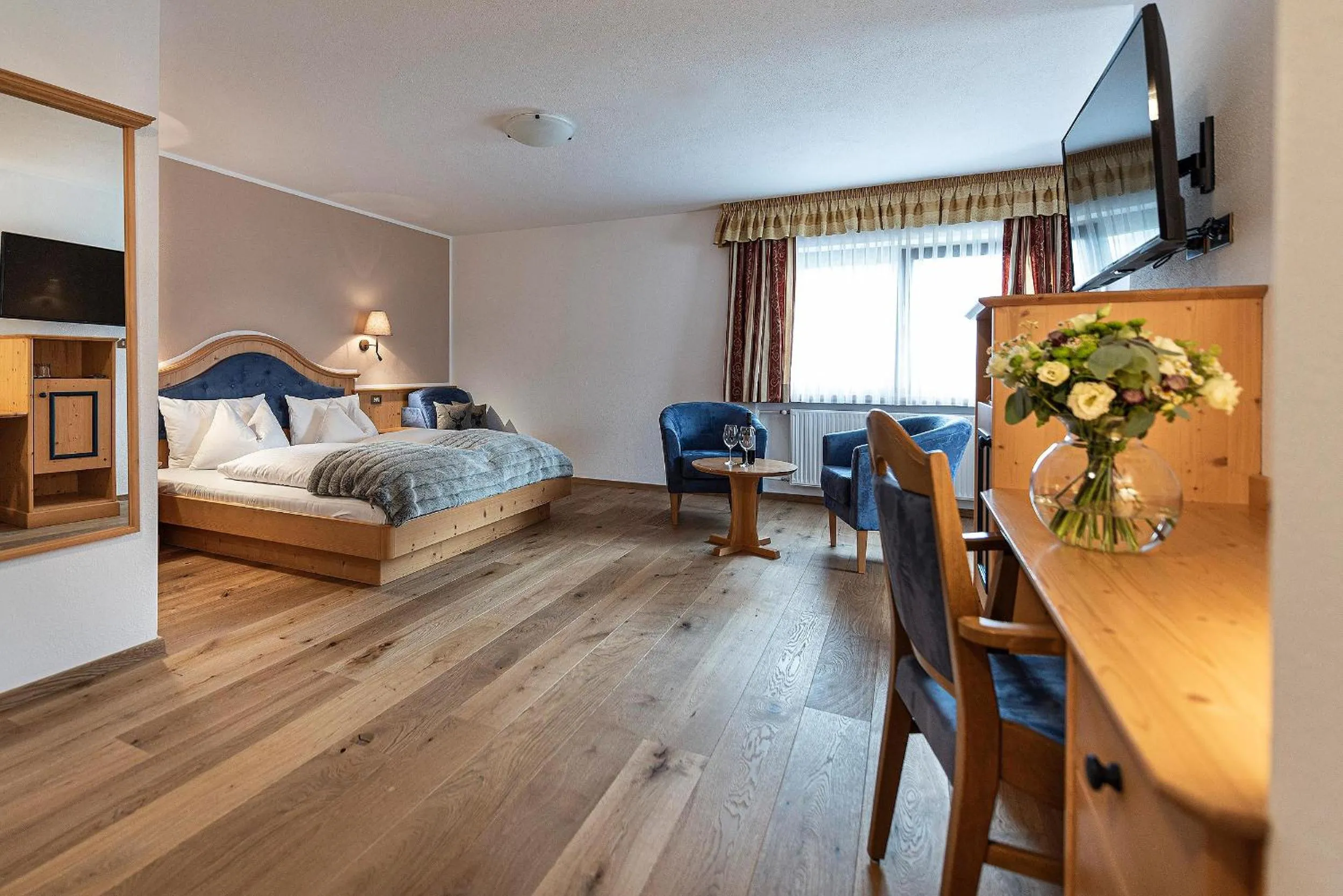 Bed in Hotel Cristallo