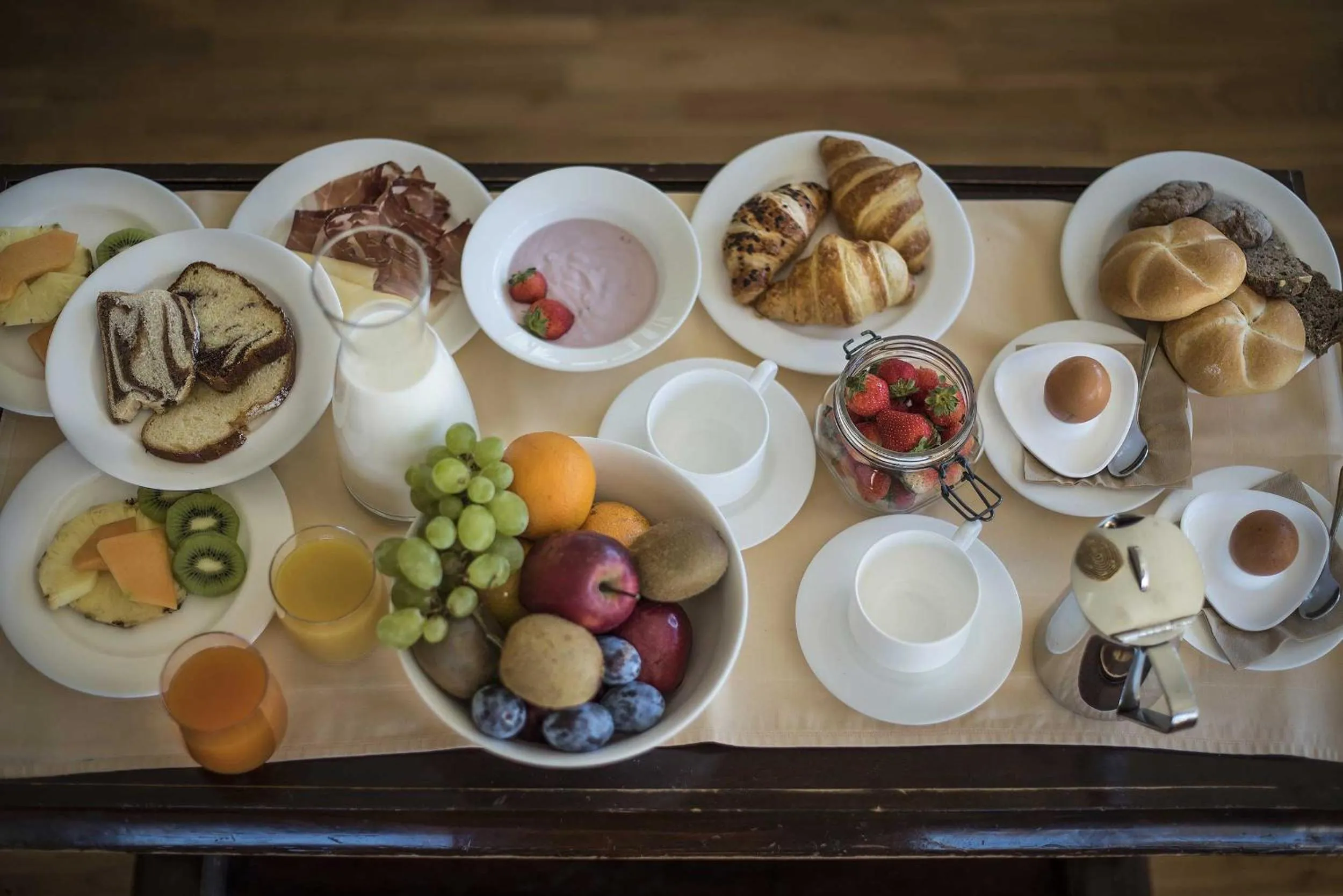 Food and drinks in Hotel Cristallo