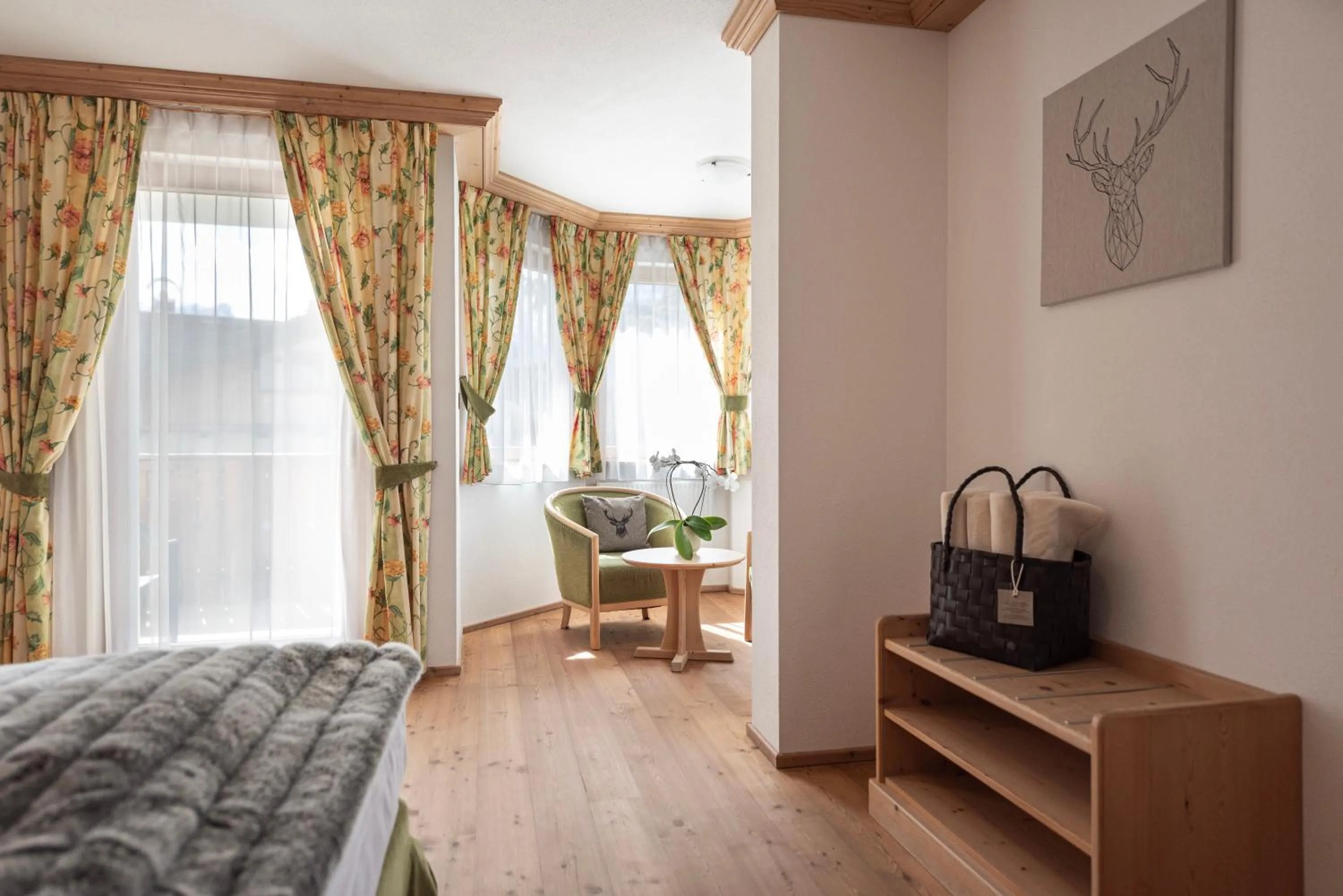 Bed in Hotel Cristallo