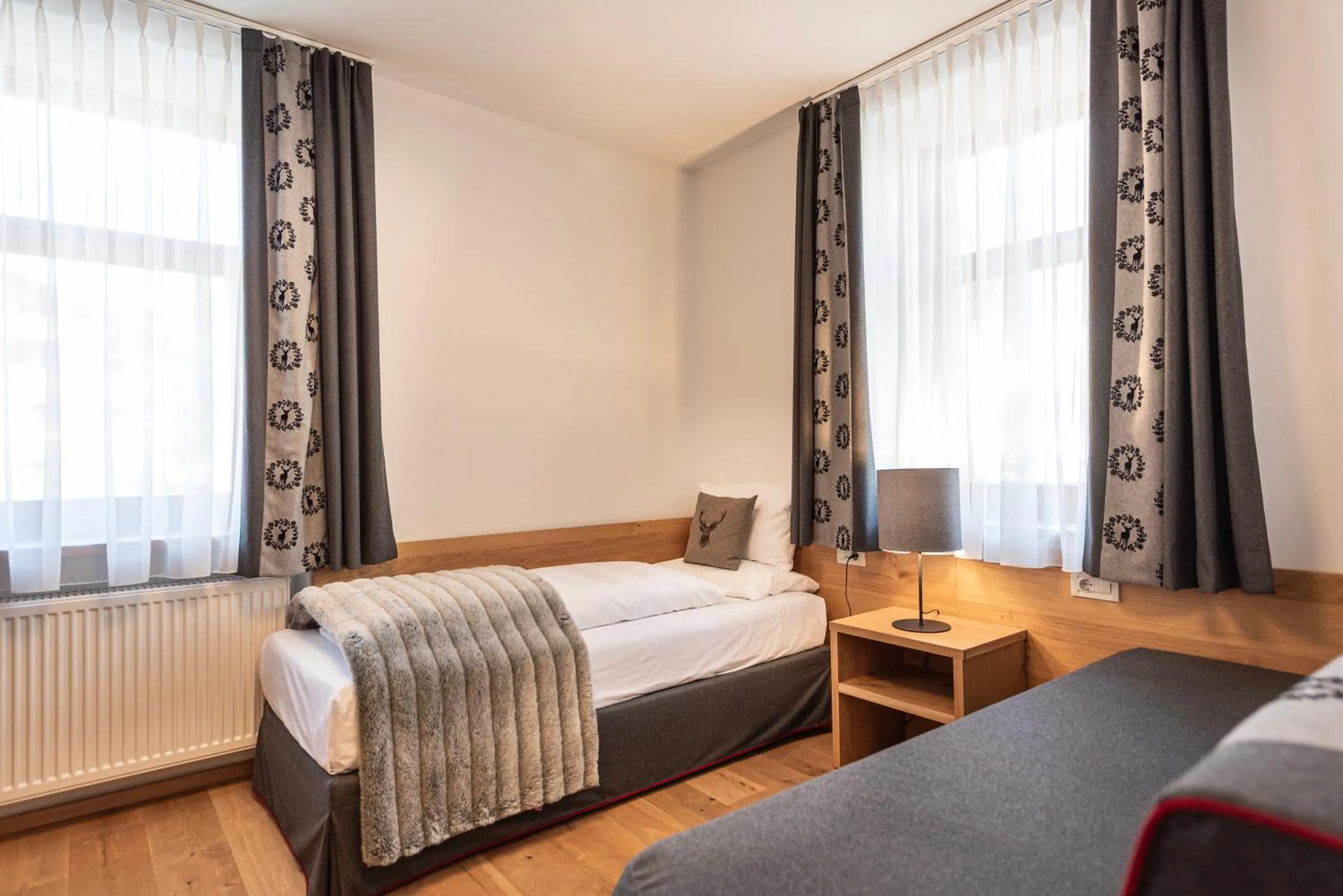 Bed in Hotel Cristallo