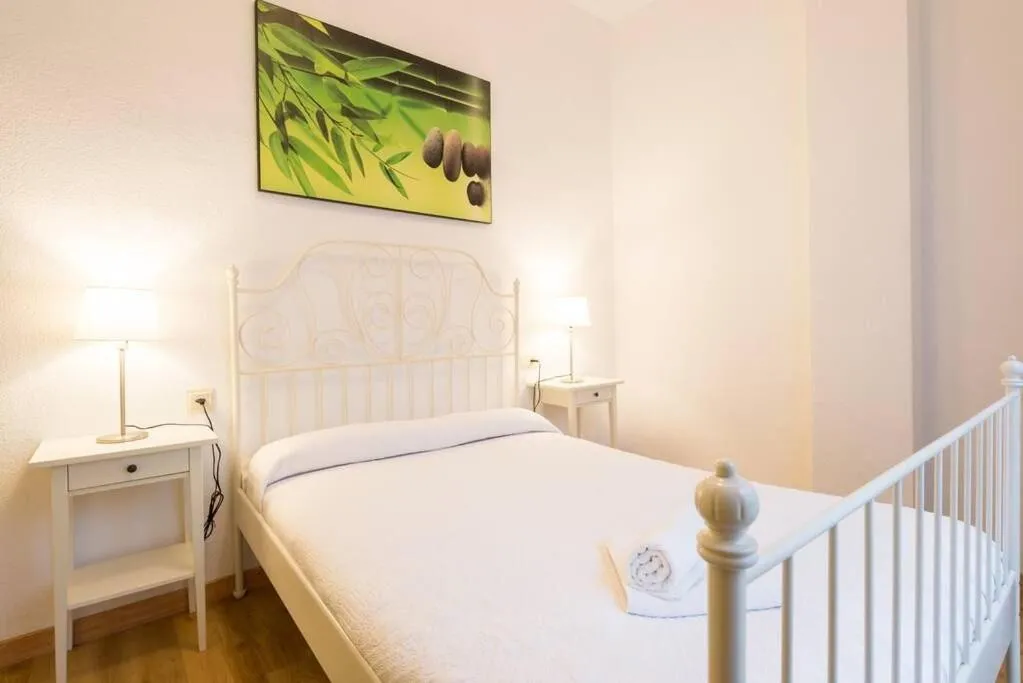 Bed in Cathedral Suites