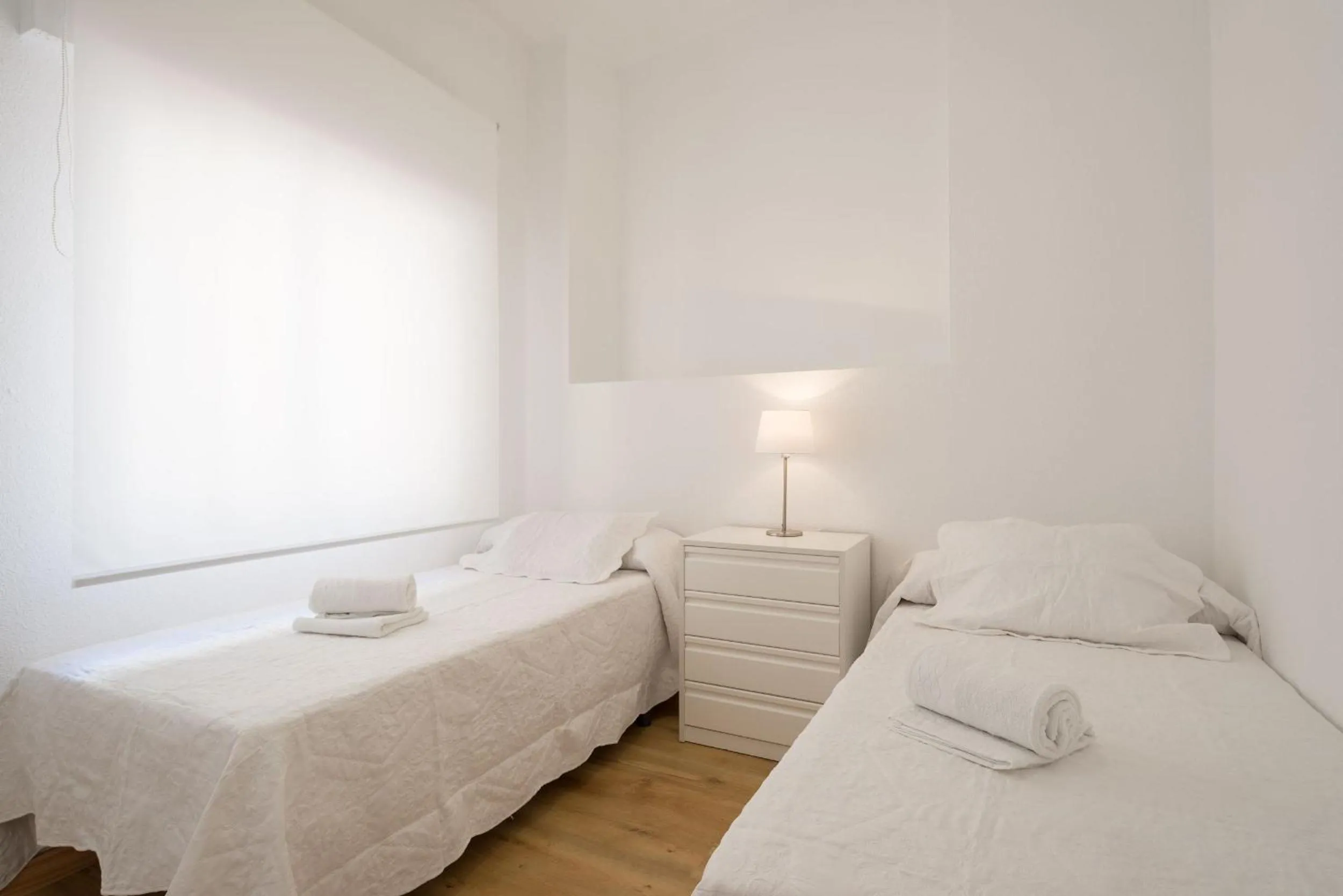 Bed in Cathedral Suites