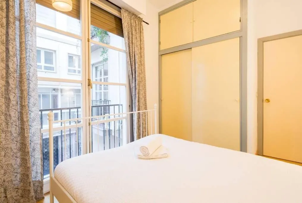 Bed in Cathedral Suites