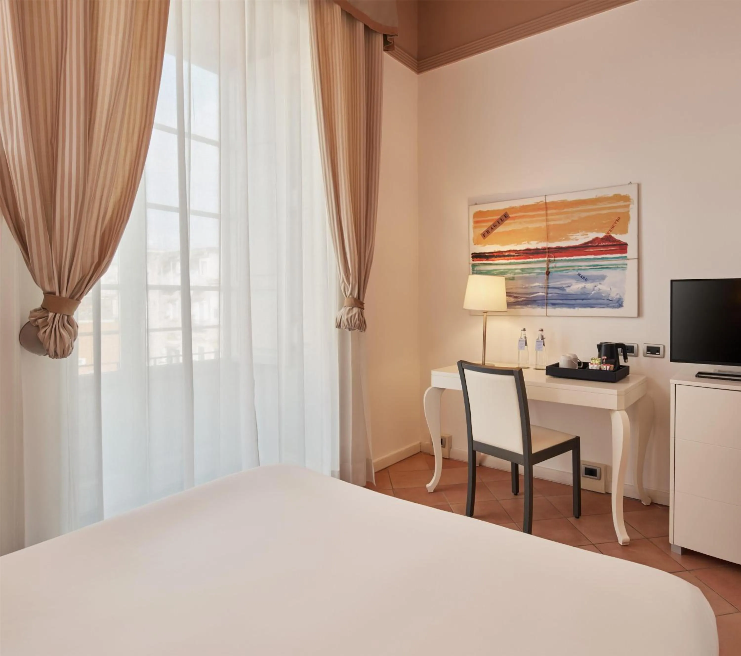 Bed in Palazzo Caracciolo Naples