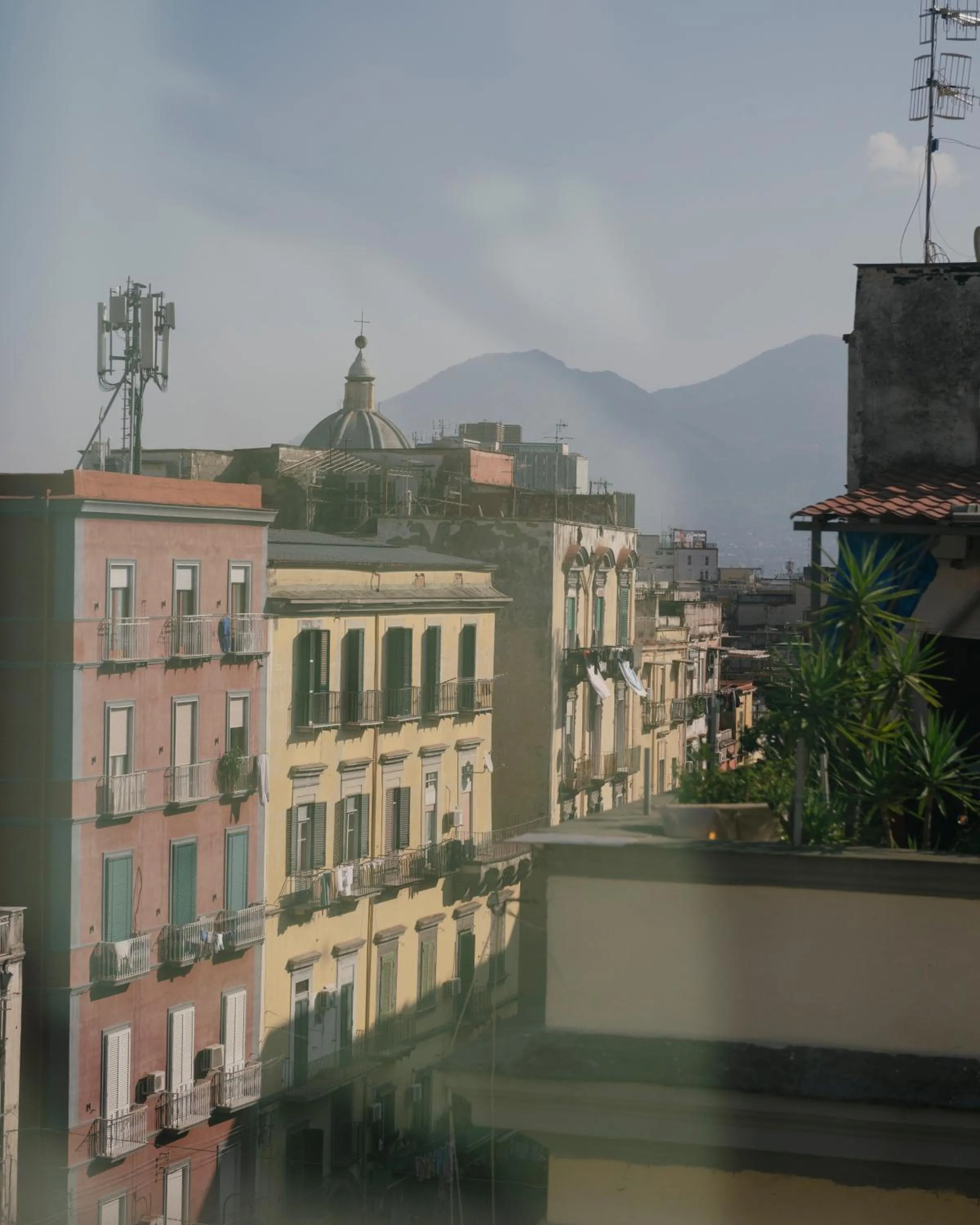 City view in Palazzo Caracciolo Naples