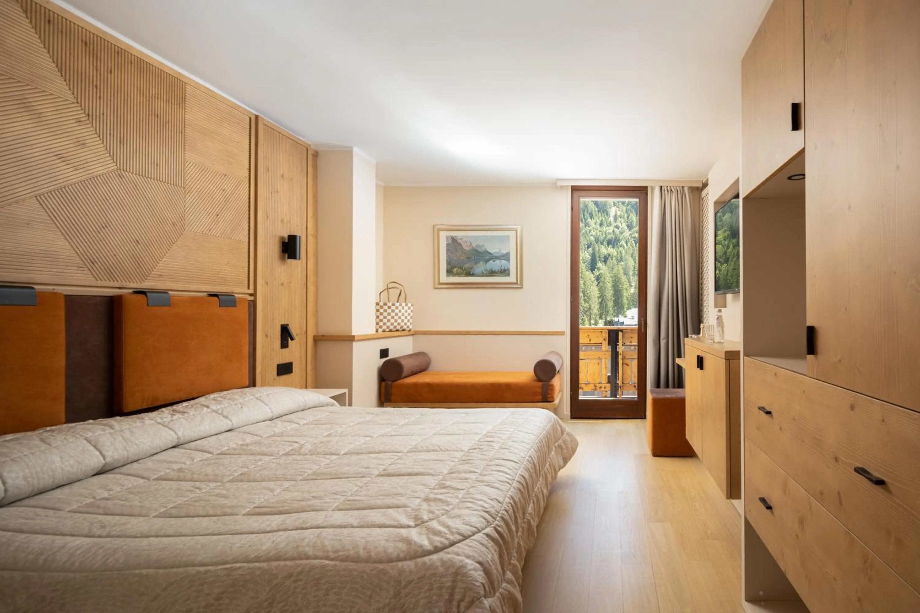 Bed in Hotel Splendid