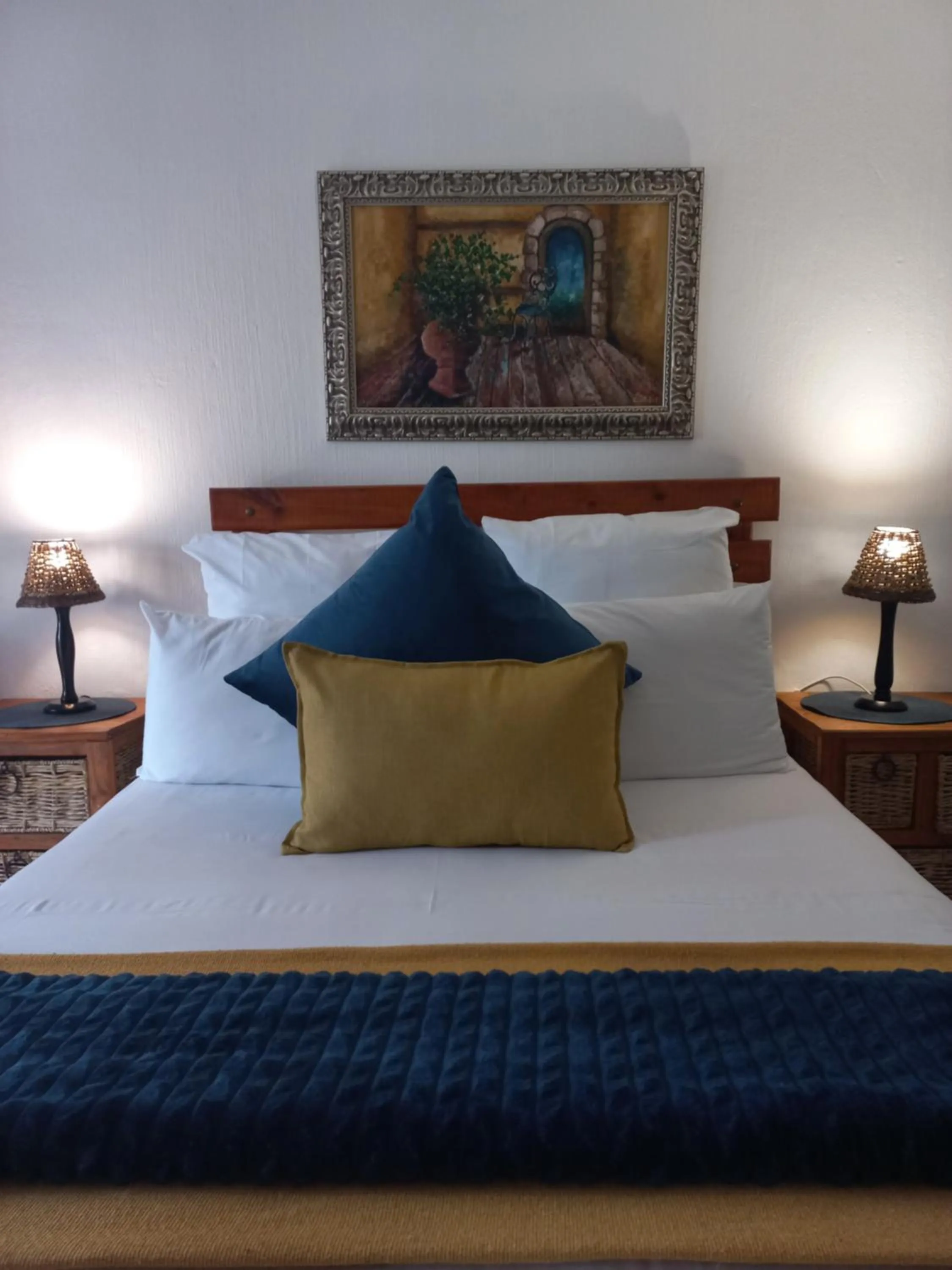 Bed in J'Cups Guest House