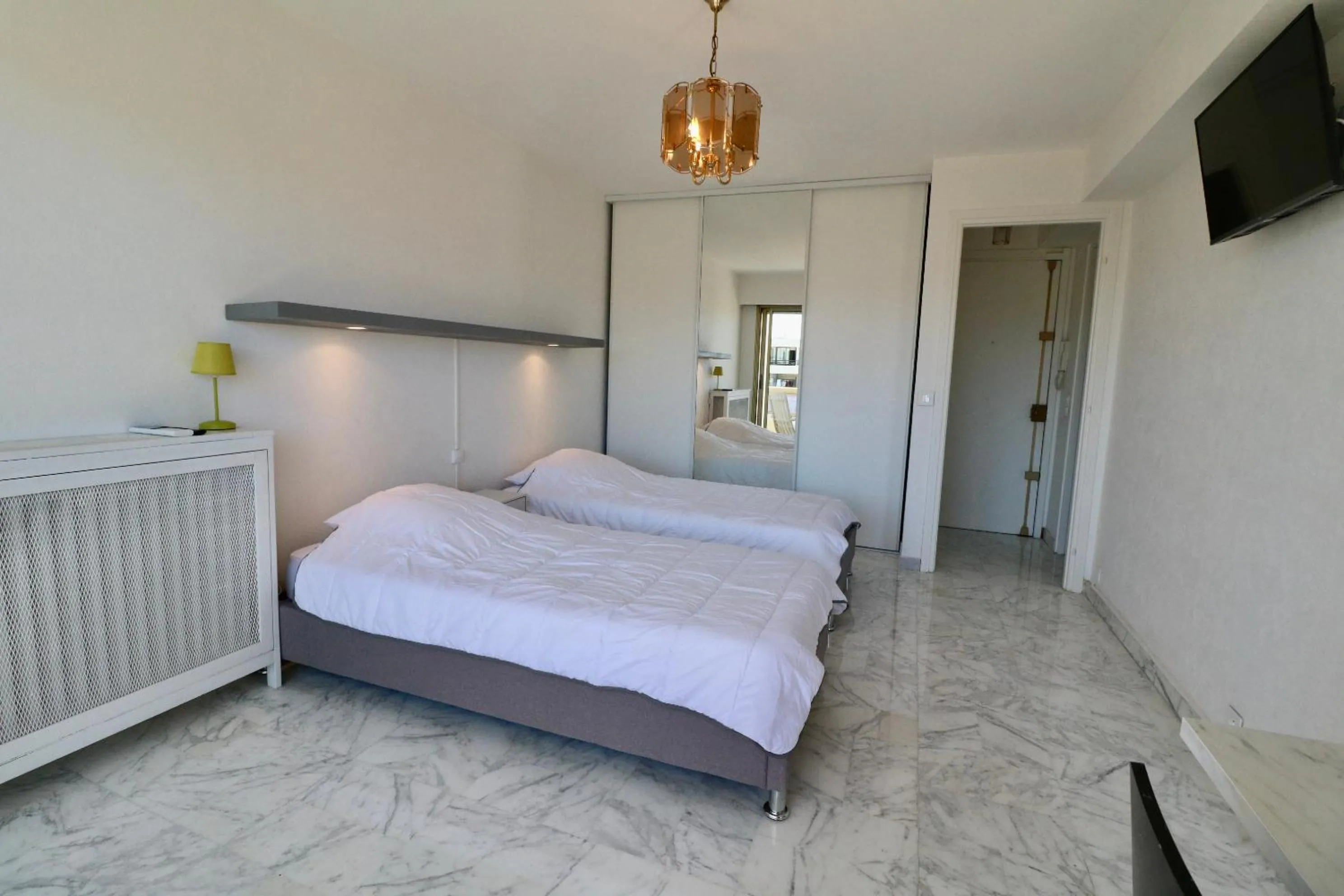 Photo of the whole room, Bed in 2 bedroom & studio Palais Royal 2 mins from Croisette and Carlton