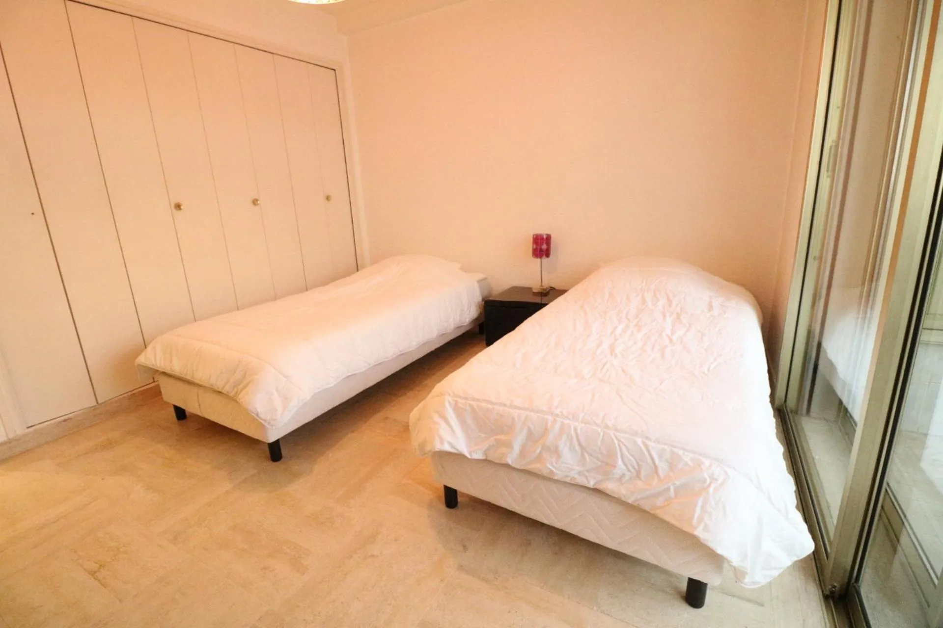 Bedroom, Bed in 2 bedroom & studio Palais Royal 2 mins from Croisette and Carlton