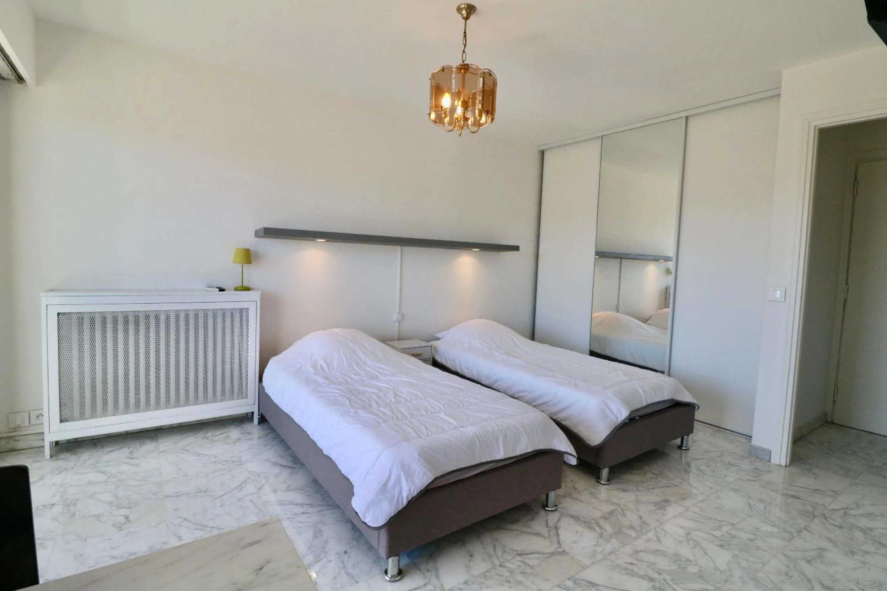 Photo of the whole room, Bed in 2 bedroom & studio Palais Royal 2 mins from Croisette and Carlton