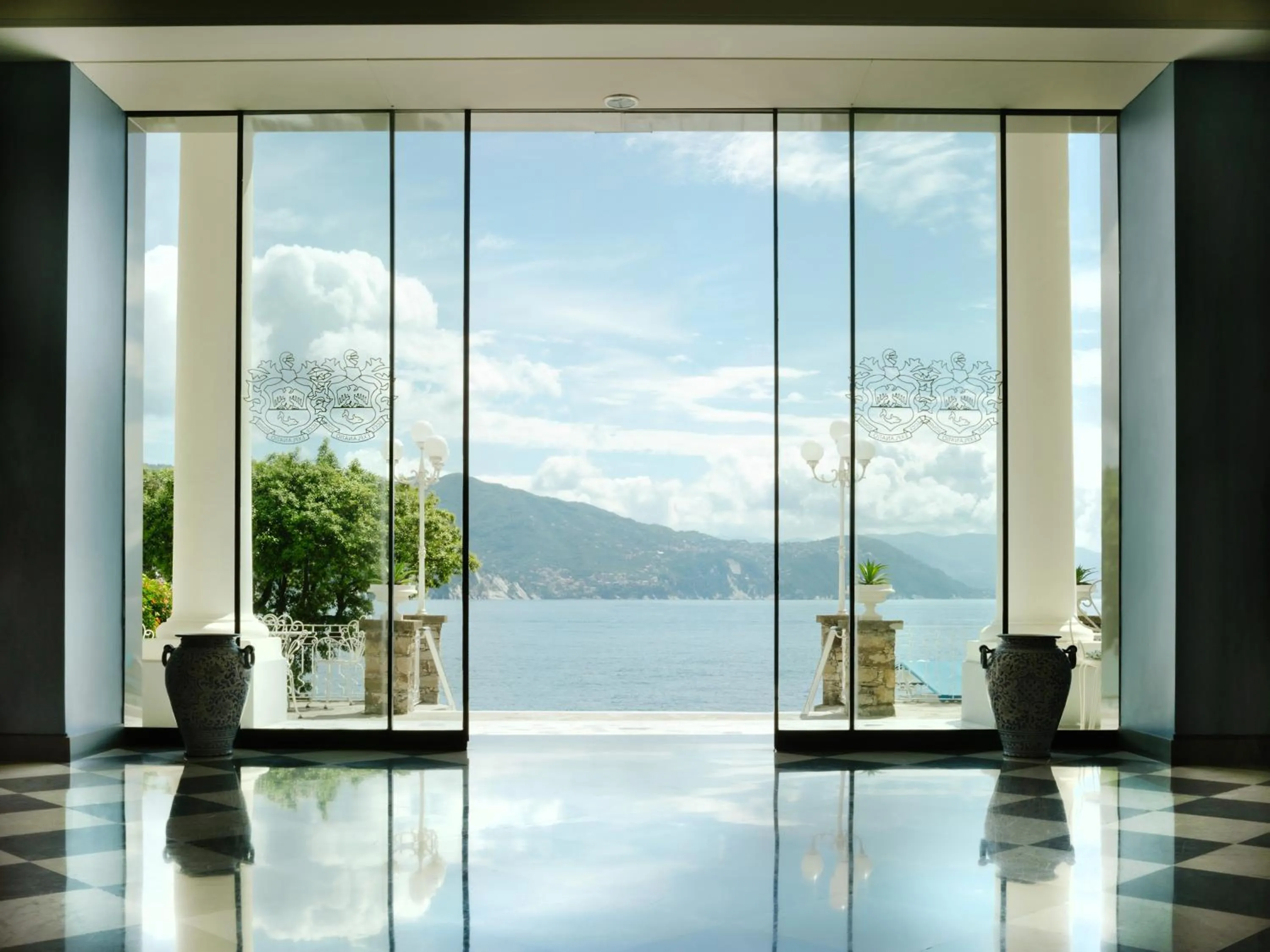 Lobby or reception in Grand Hotel Miramare