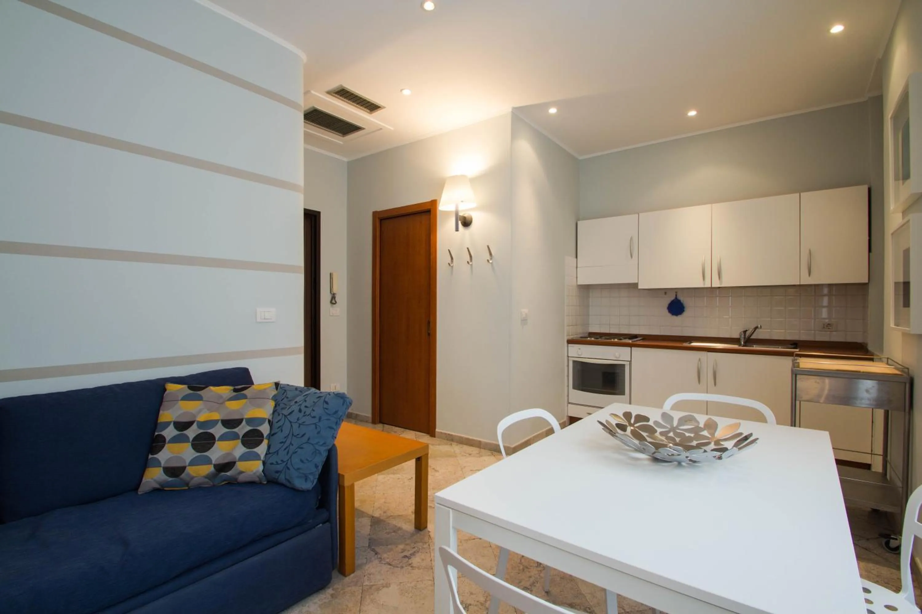 Kitchen or kitchenette in Hotel Corso Alaxi Hotels