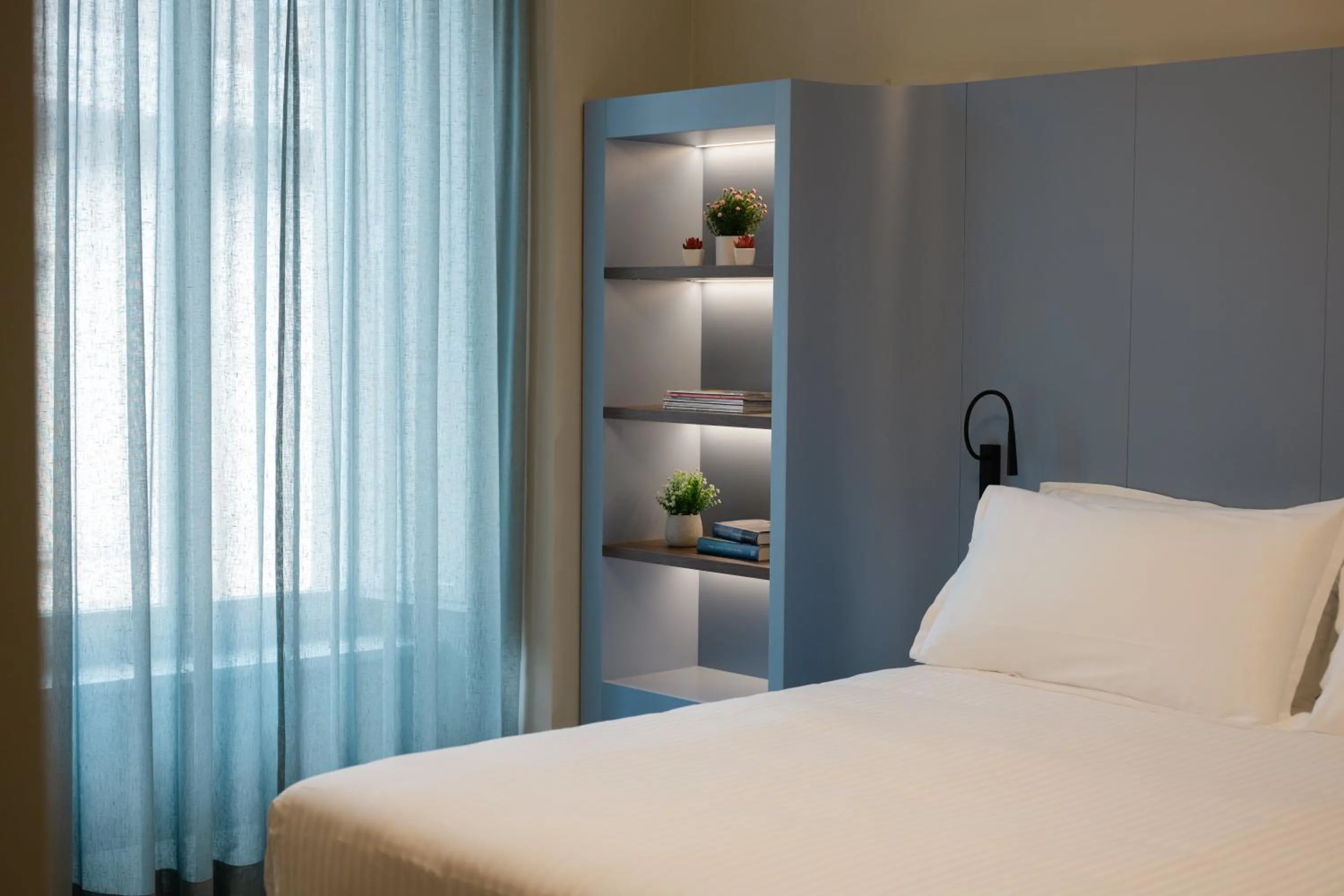 Bed in Emme Palace Hotel & Spa