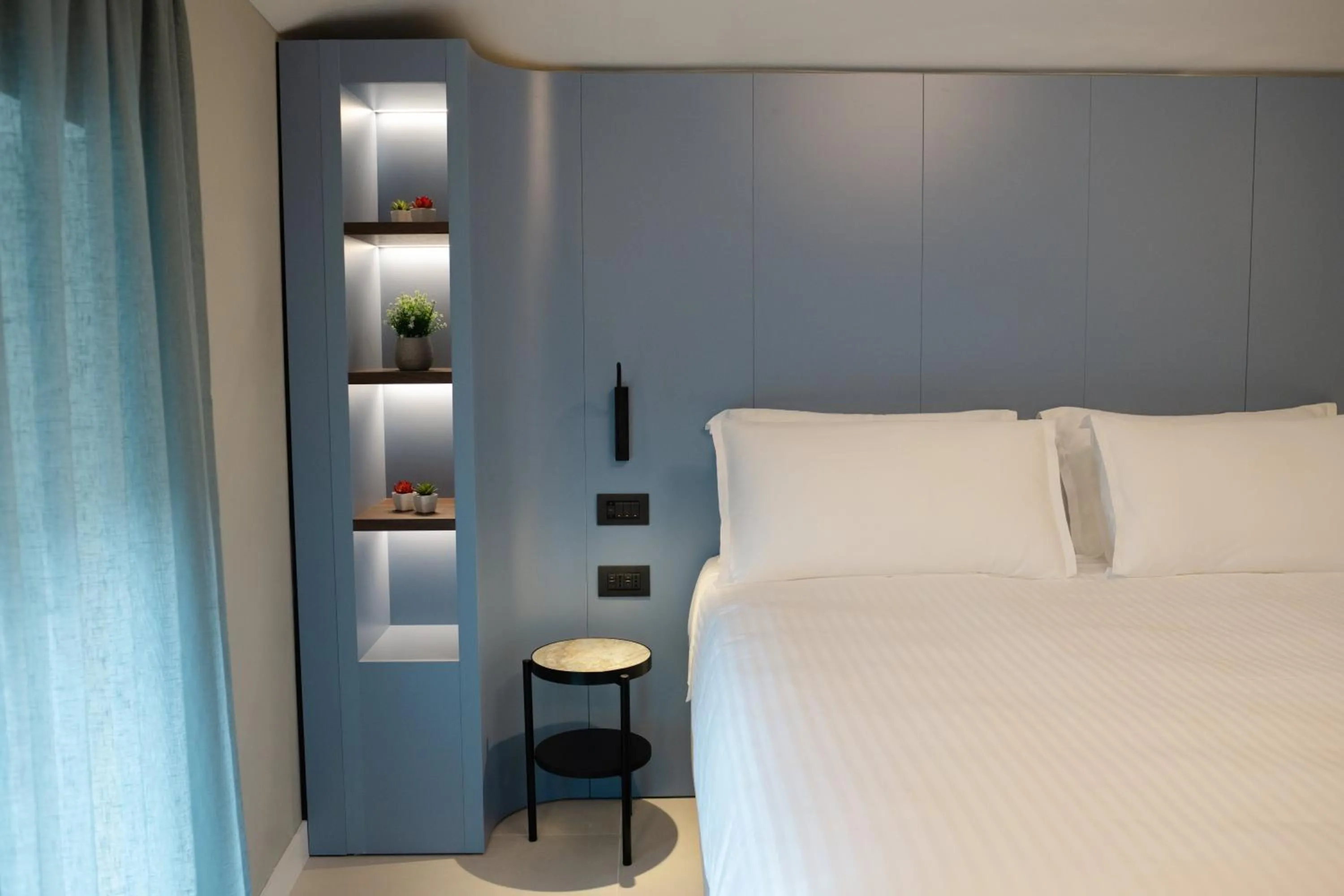 Bed in Emme Palace Hotel & Spa