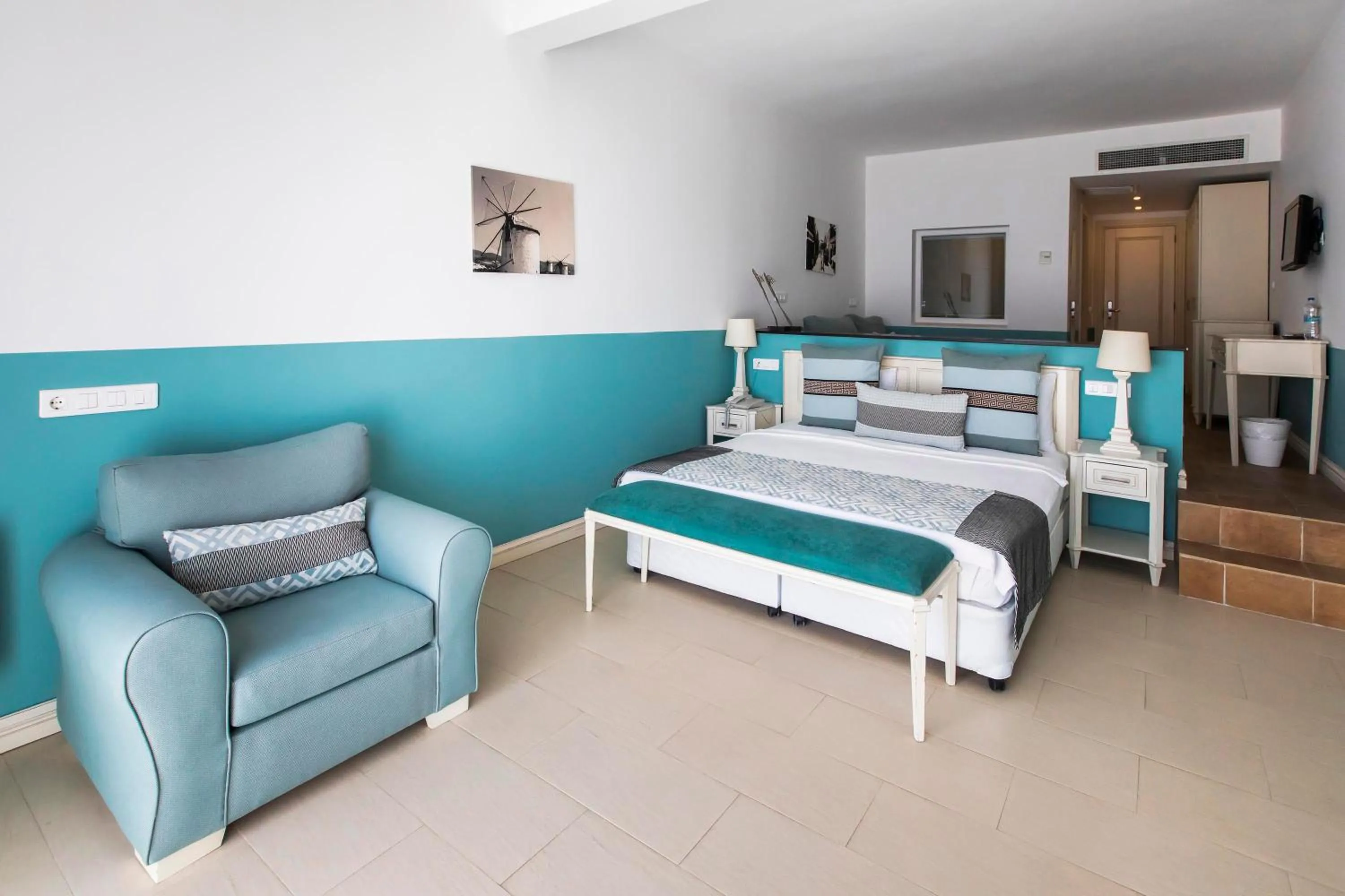 Bed in Manastir Hotel & Suites