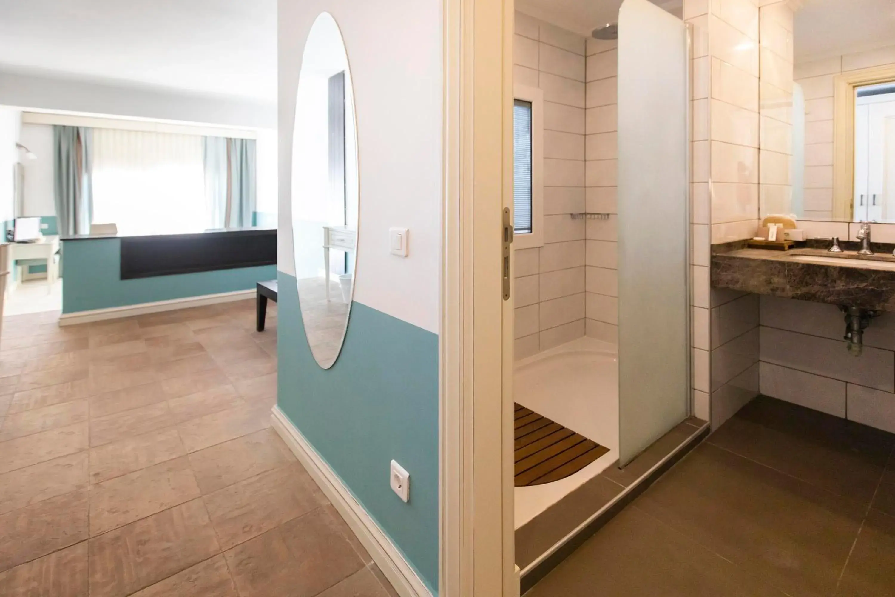 Bathroom in Manastir Hotel & Suites Bathroom in Manastir Hotel & Suites