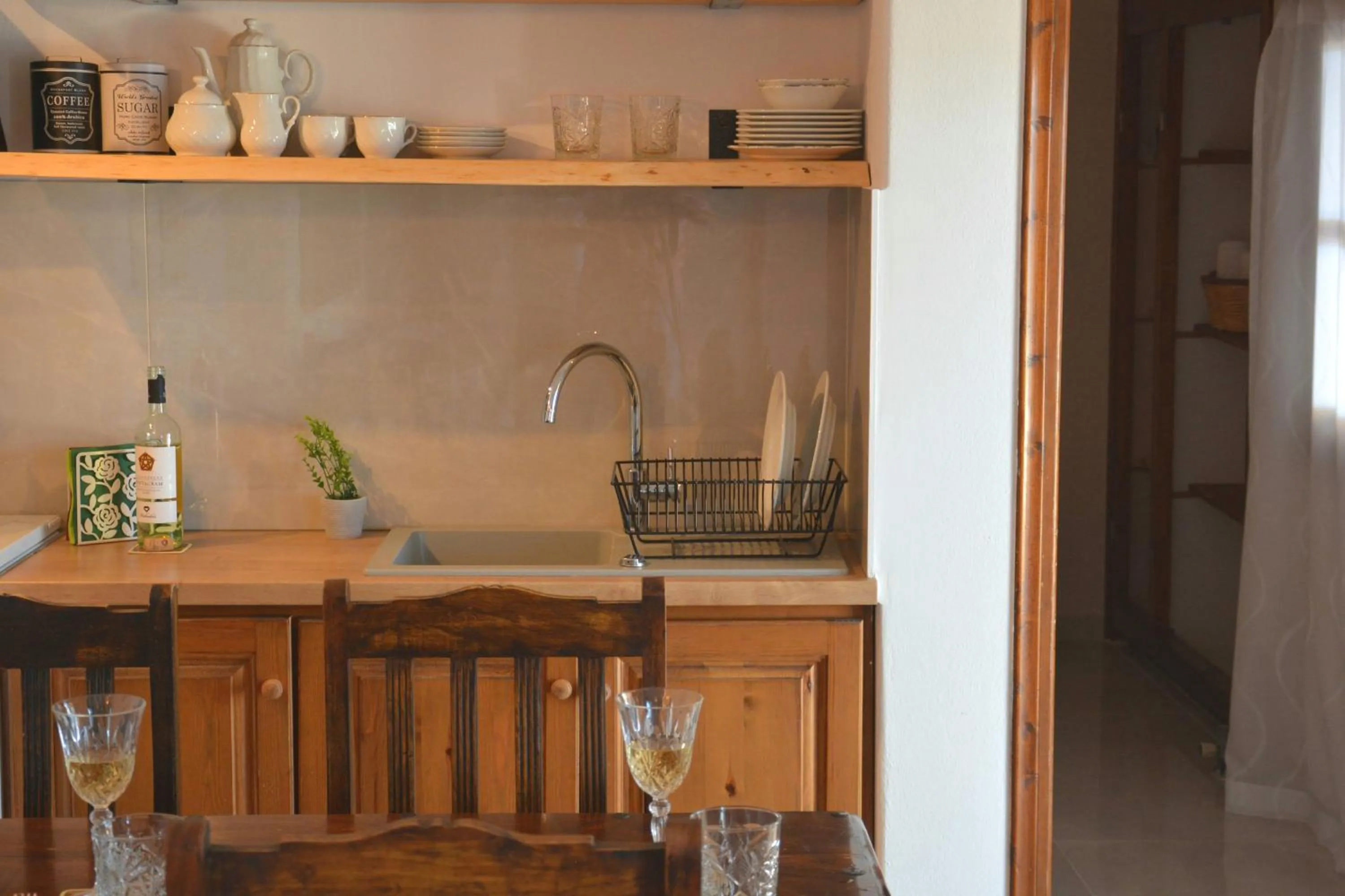 Kitchen or kitchenette in Sunrise Hotel