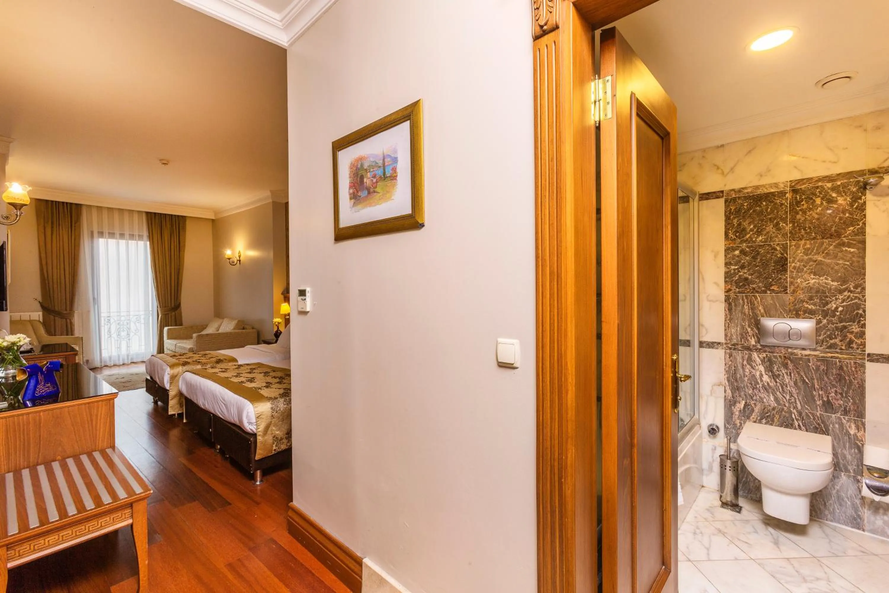 Decorative detail, Bed in Acra Hotel - Special Category