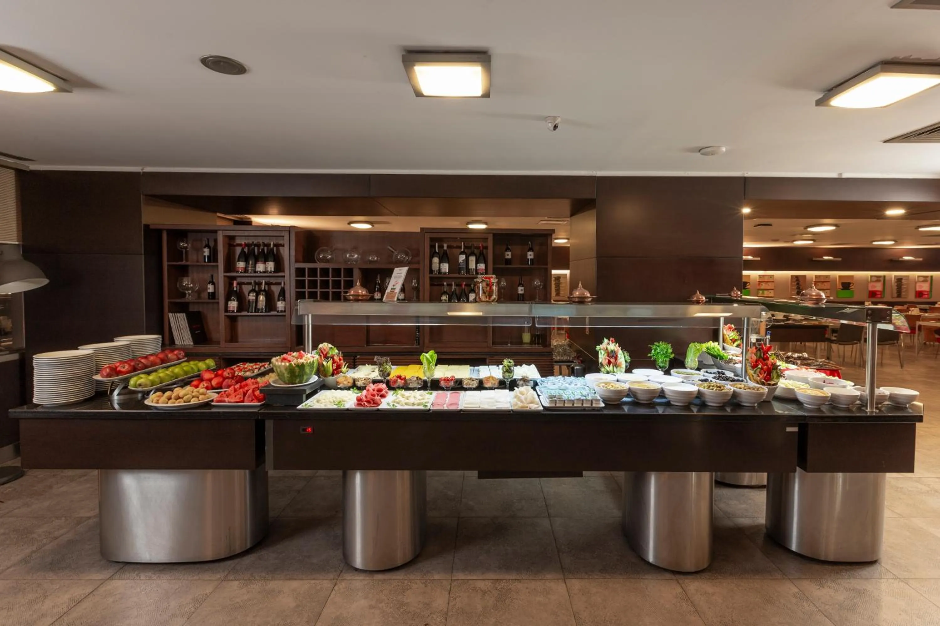 Buffet breakfast in Nippon Hotel