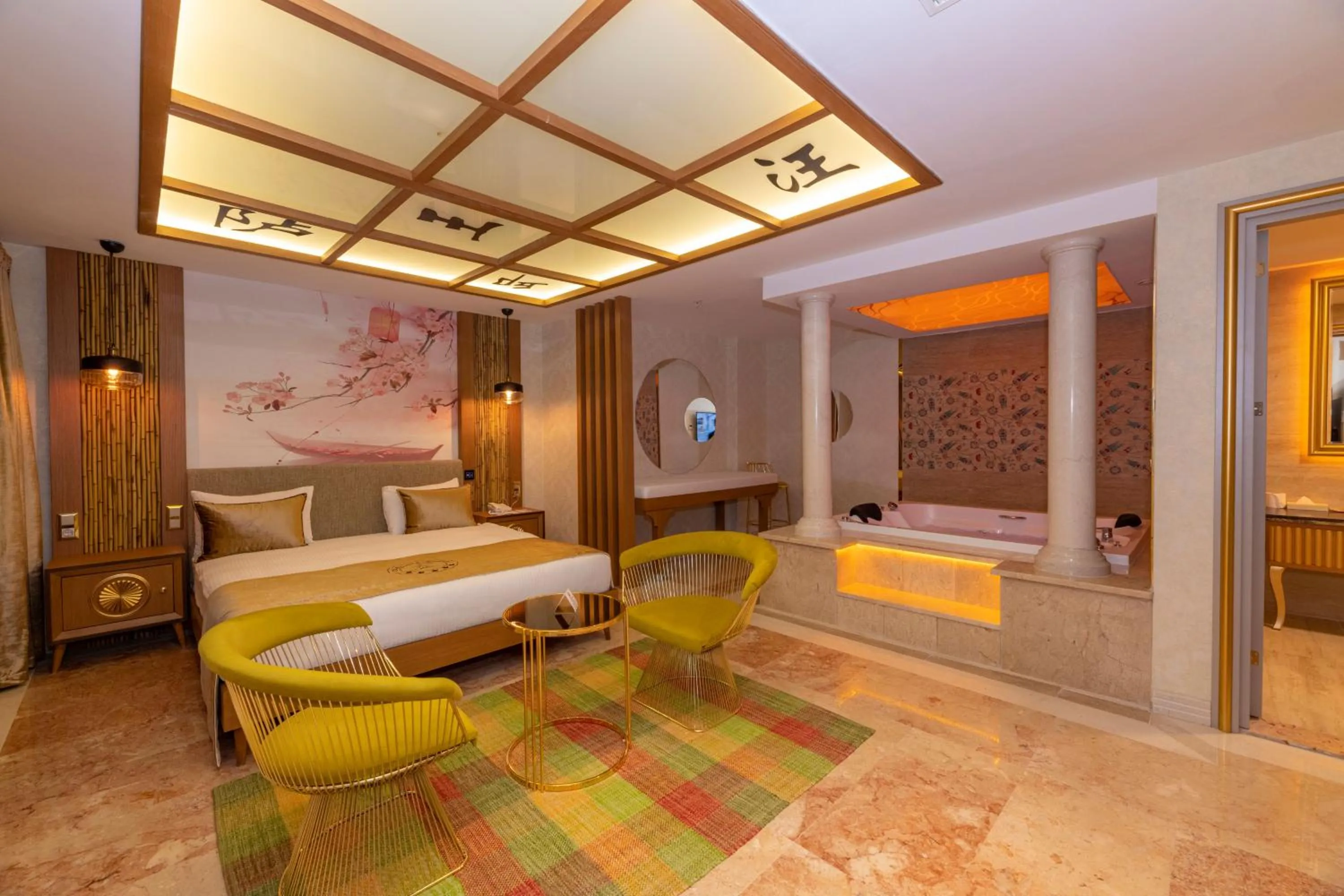 Living room, Bed in Wyndham Istanbul Old City