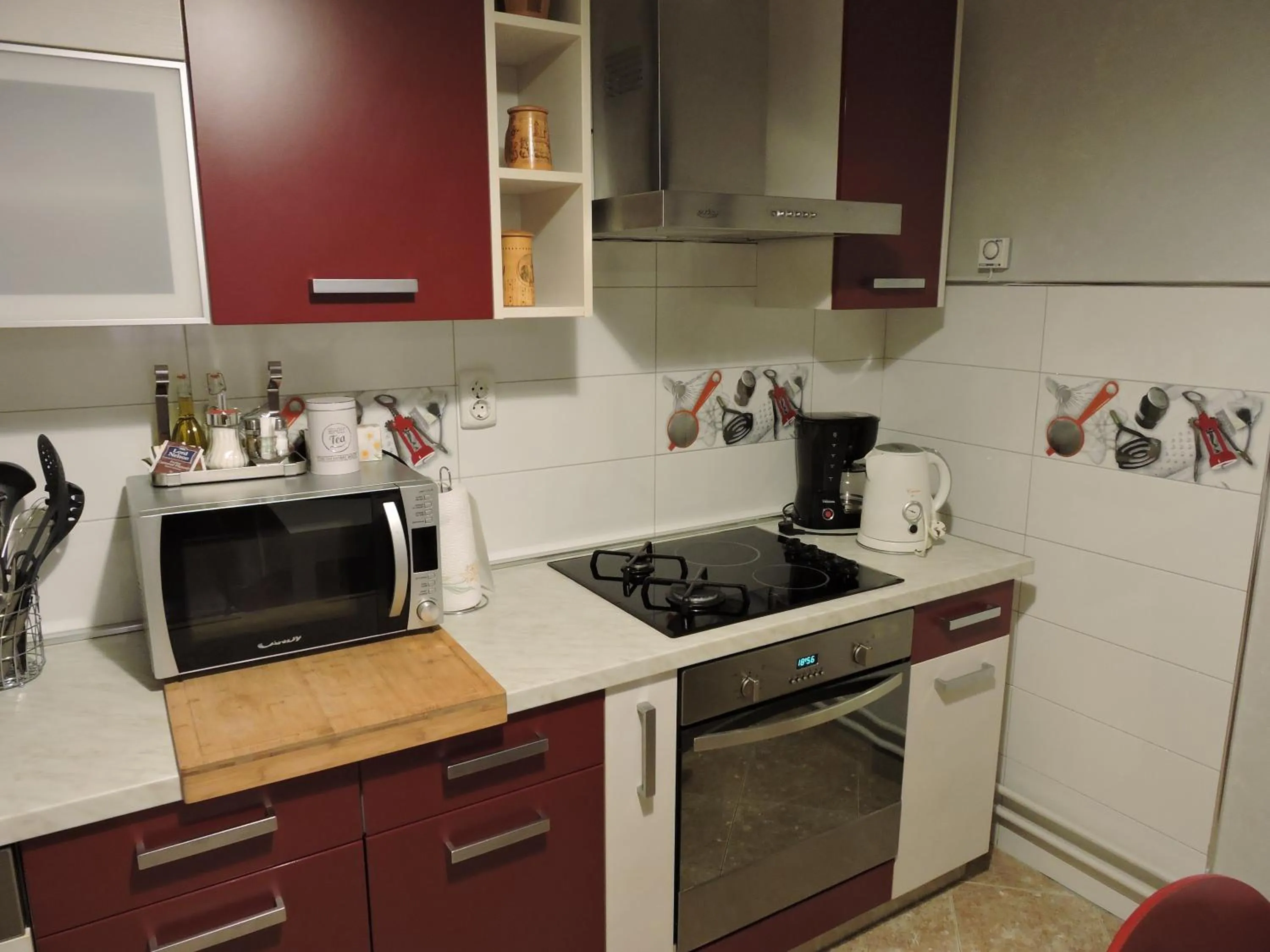 Kitchen or kitchenette in Apartments Perla