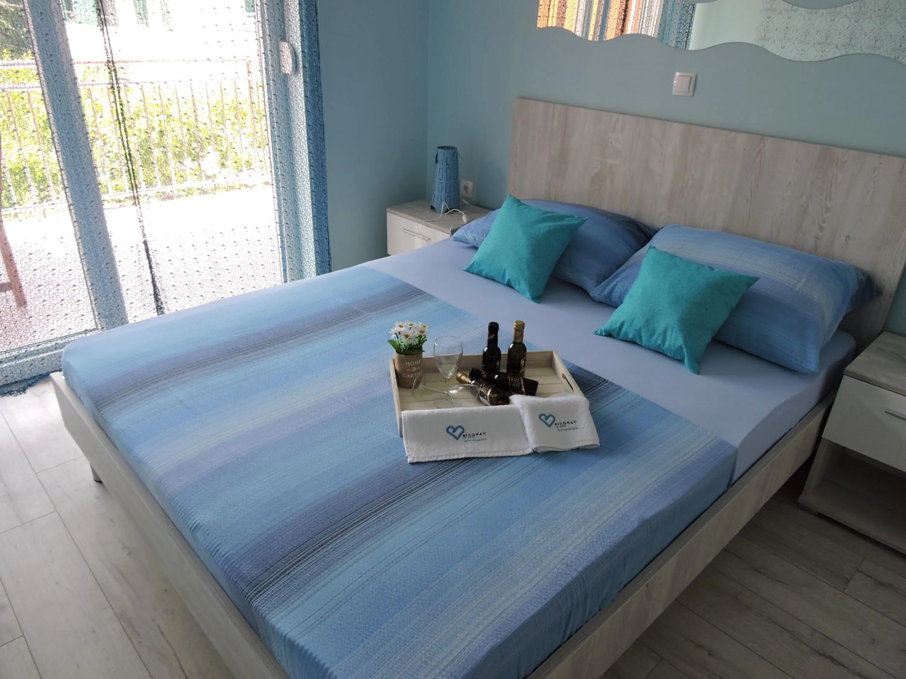 Bedroom, Bed in Apartments Perla