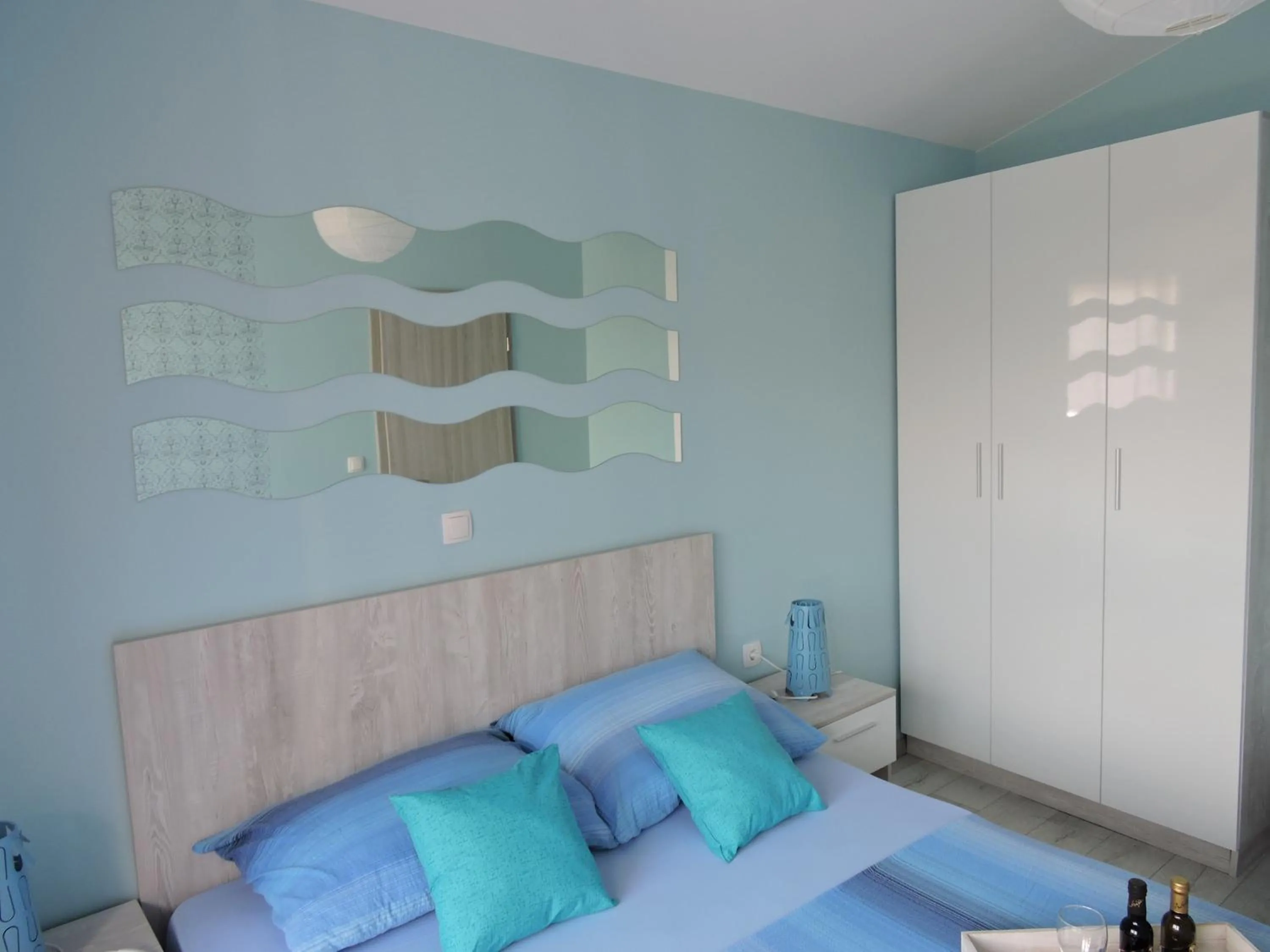 Bedroom, Bed in Apartments Perla
