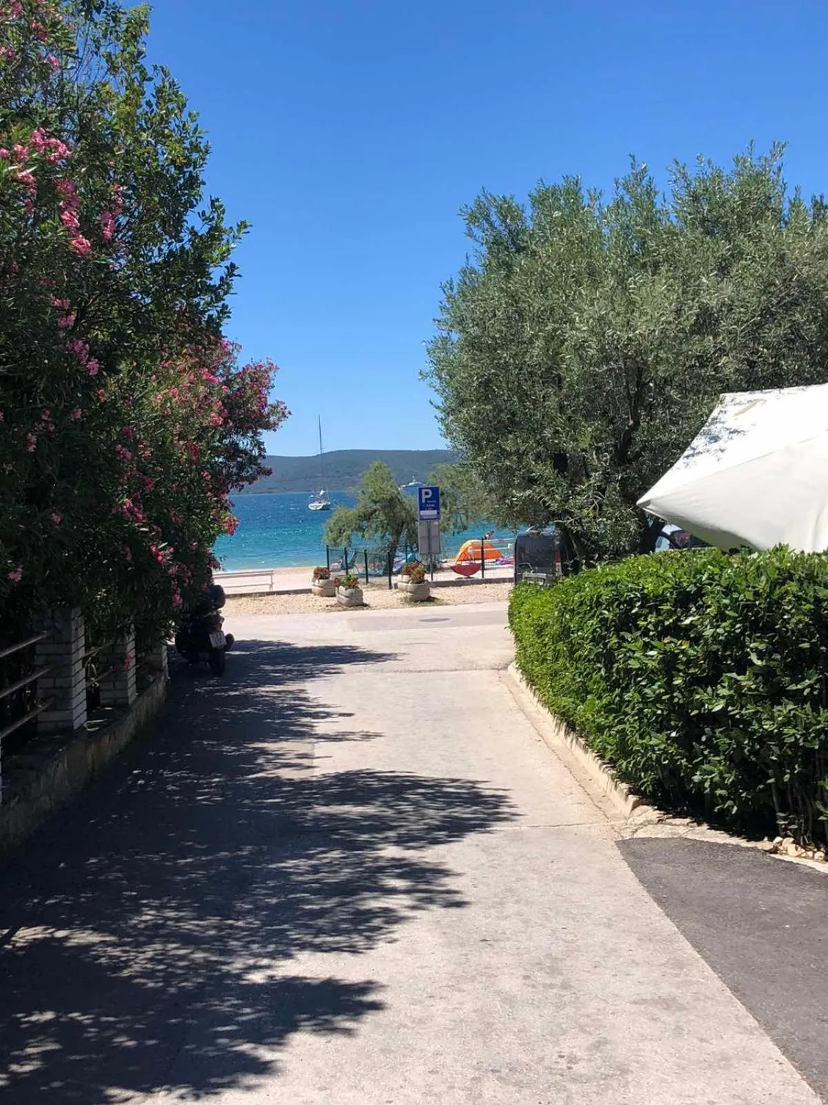 Beach in Apartments Perla