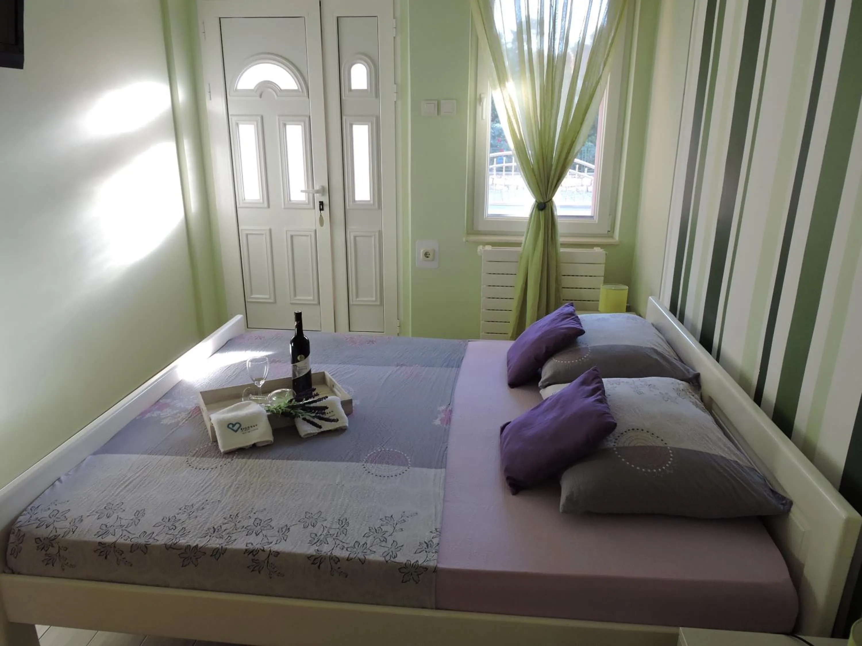 Bedroom, Bed in Apartments Perla