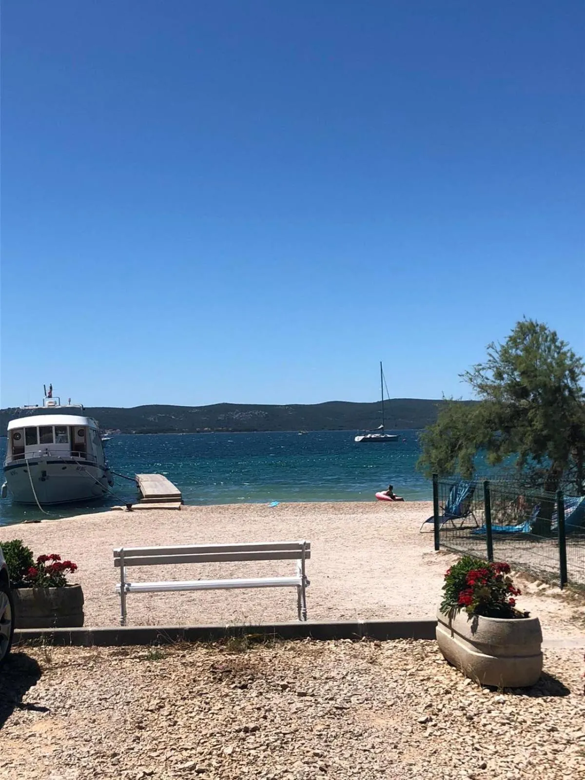 Beach in Apartments Perla