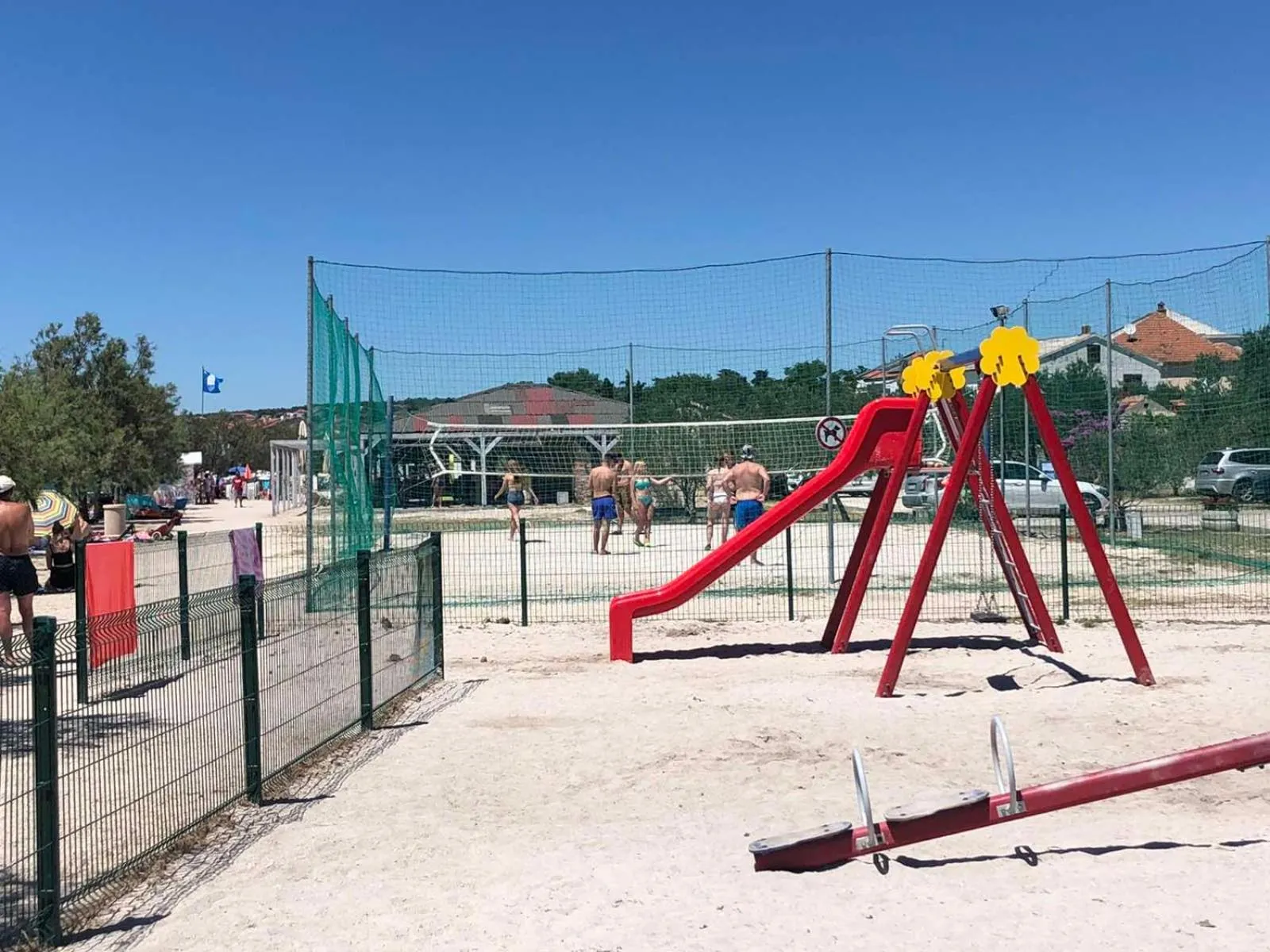 Children play ground in Apartments Perla