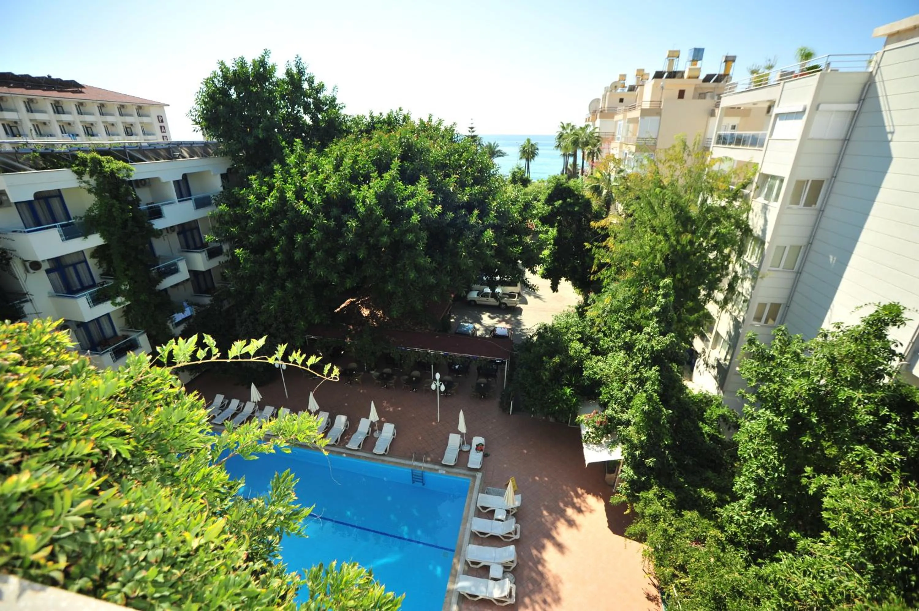 Bird's eye view in Merhaba Hotel