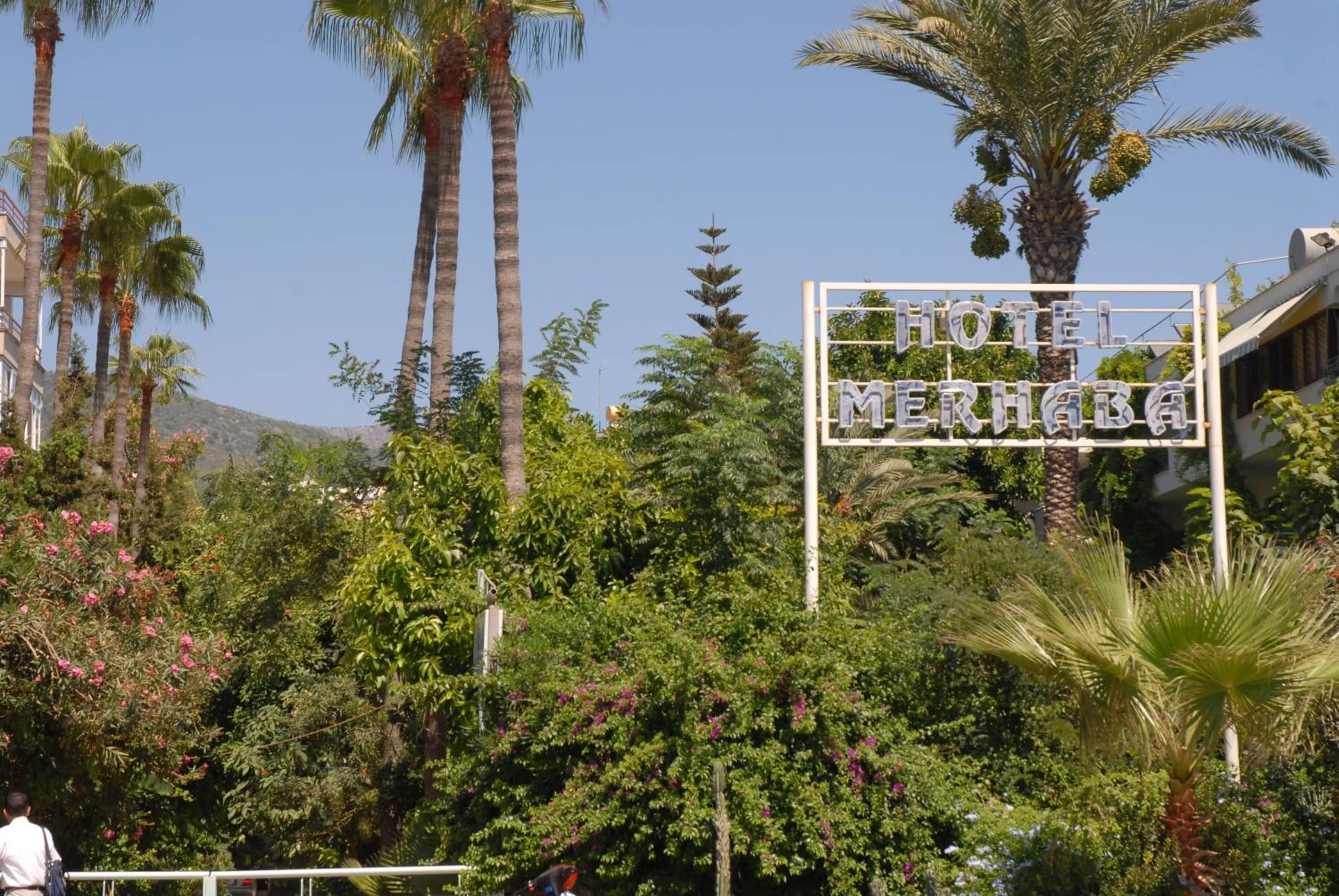 Property logo or sign in Merhaba Hotel