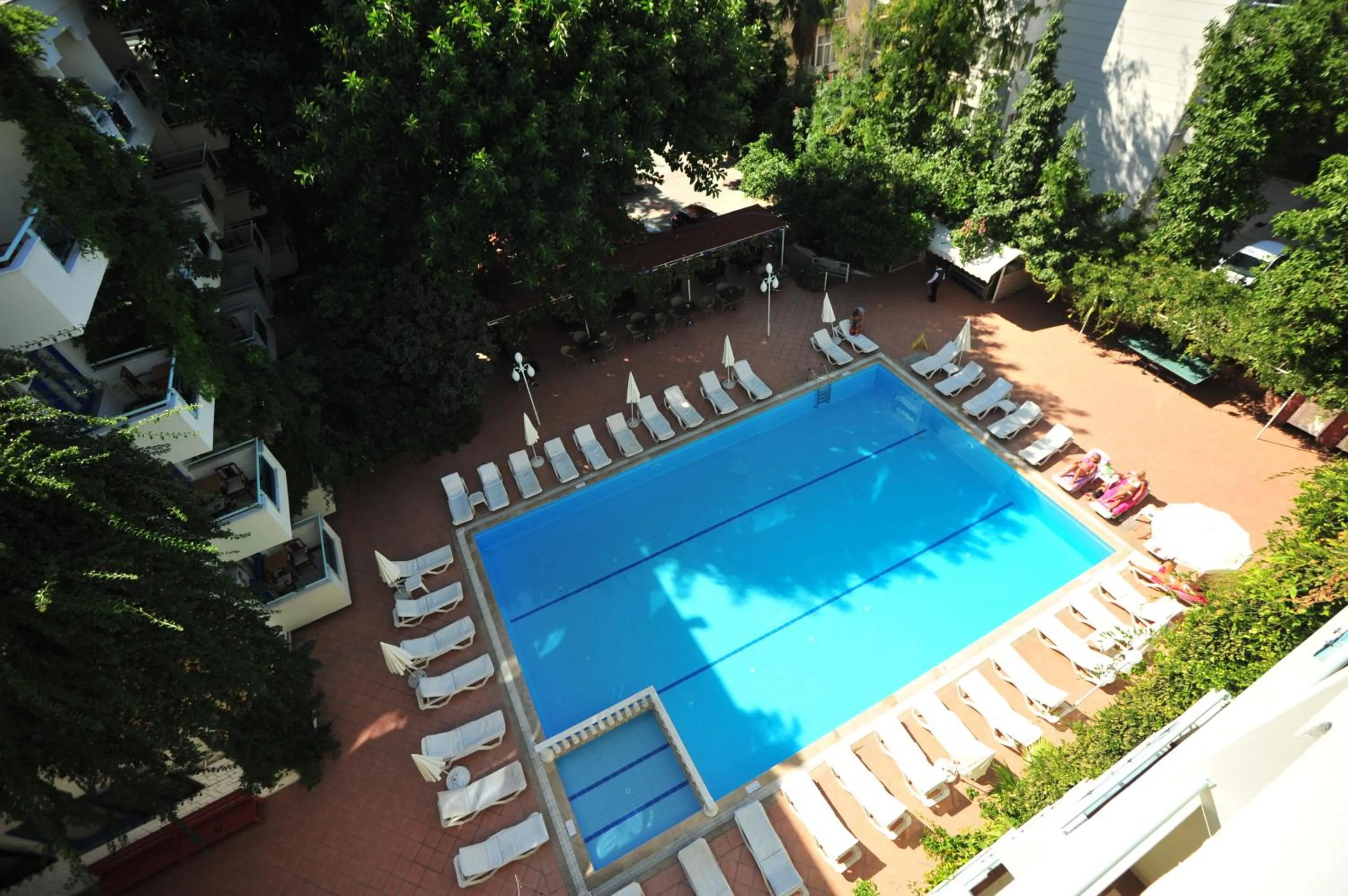 Bird's eye view in Merhaba Hotel