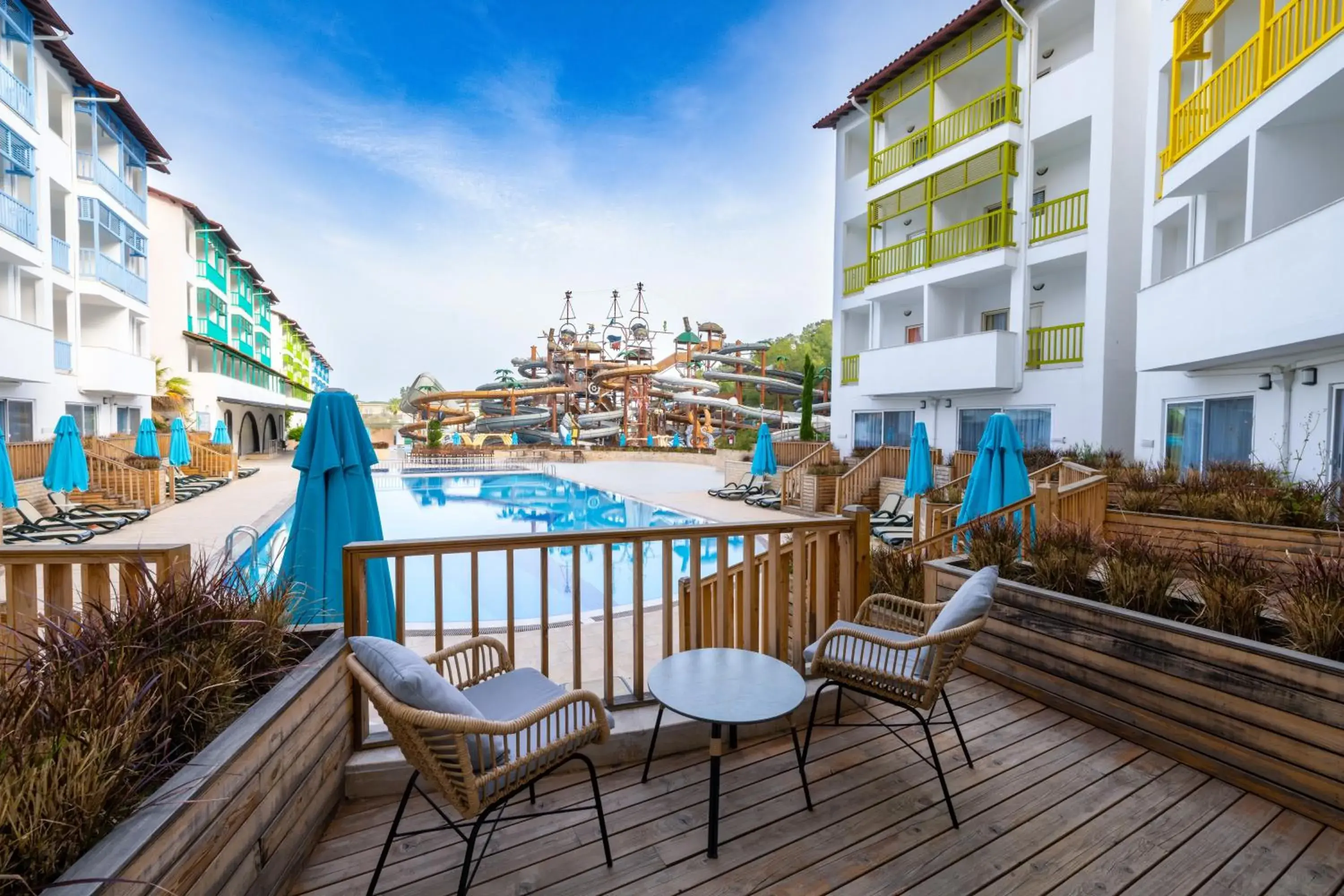 Pool view in Nirvana Dolce Vita - Ultra All Inclusive Pool view in Nirvana Dolce Vita - Ultra All Inclusive