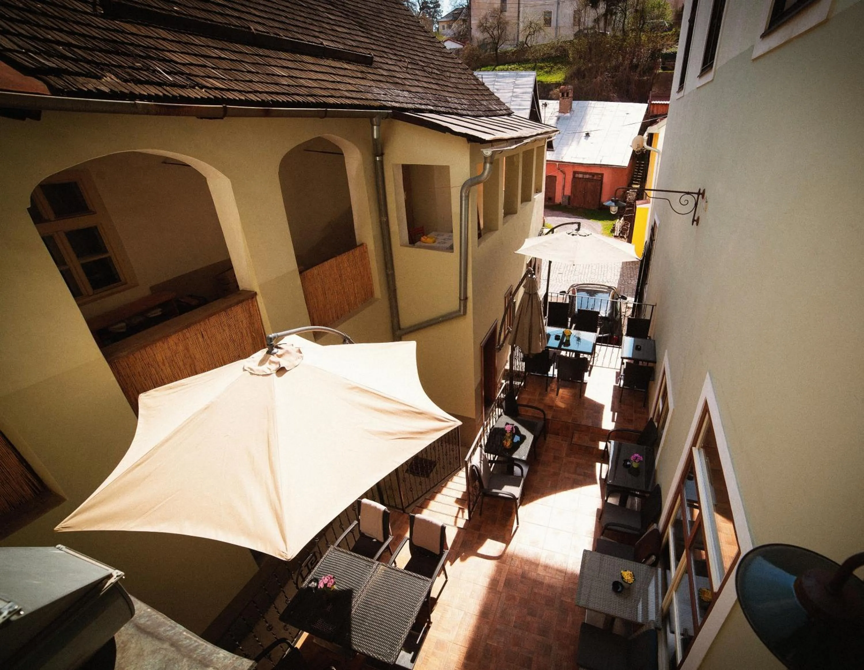 Bird's eye view in Hotel Bristol