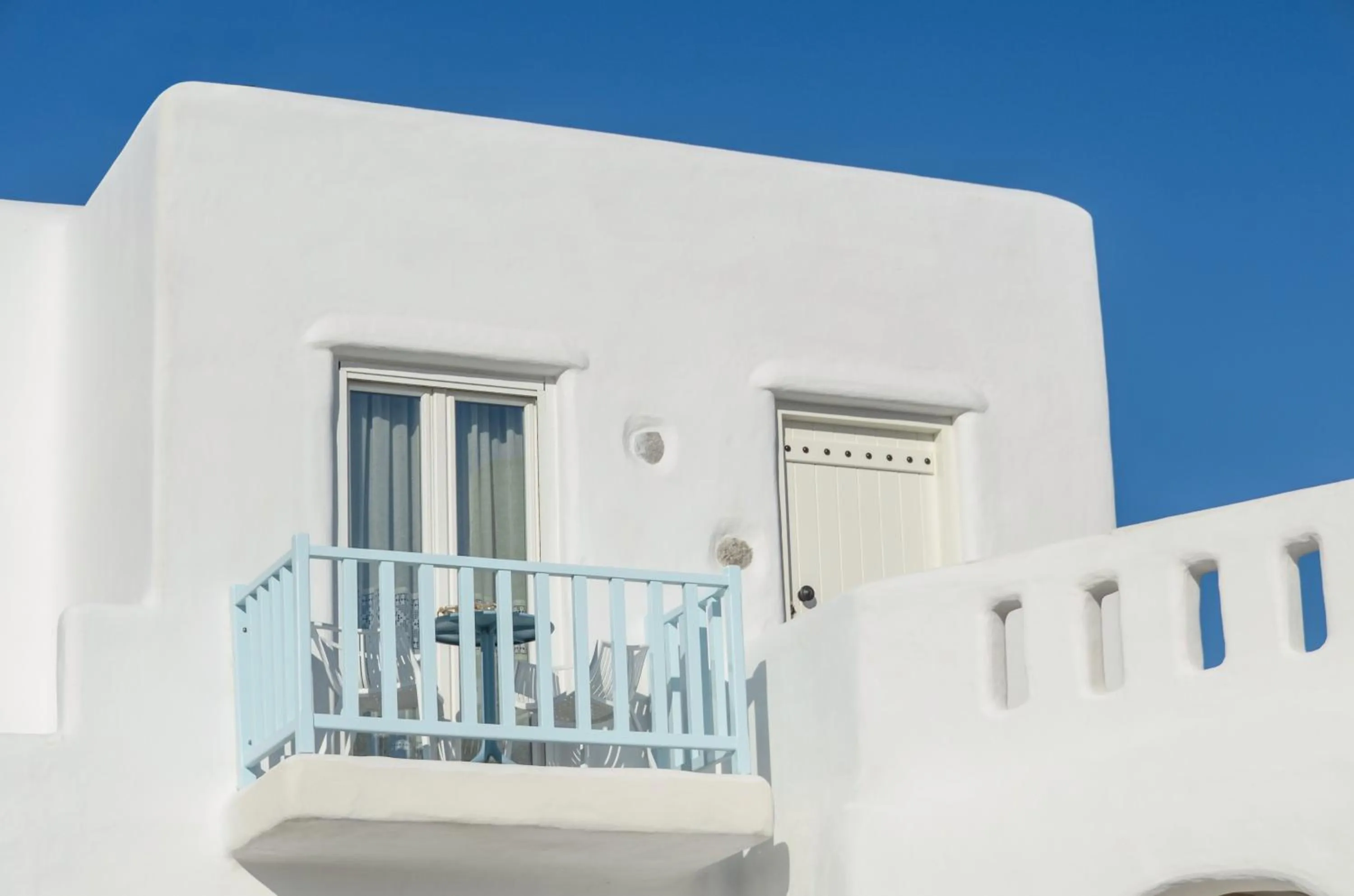 Property building in Naxos Island Escape Suites