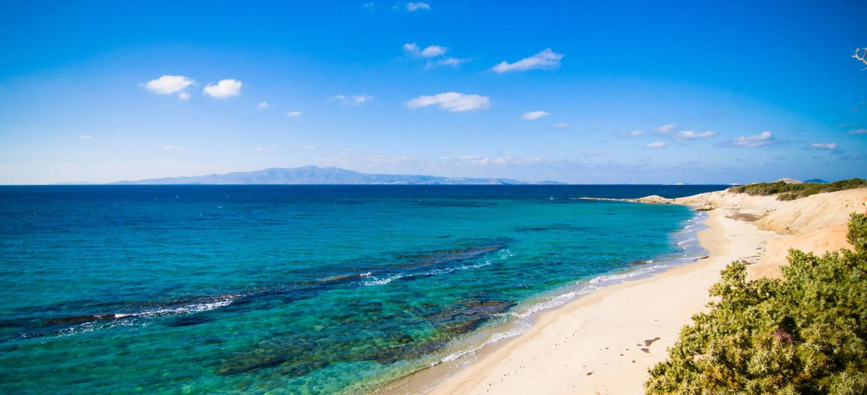 Beach in Naxos Island Escape Suites