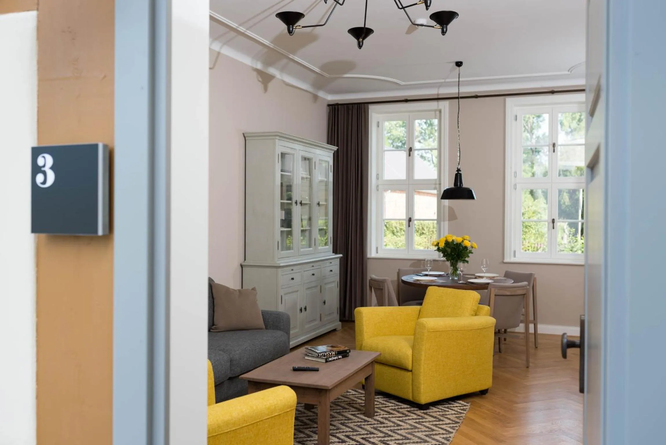 Living room in Schloss Beuchow