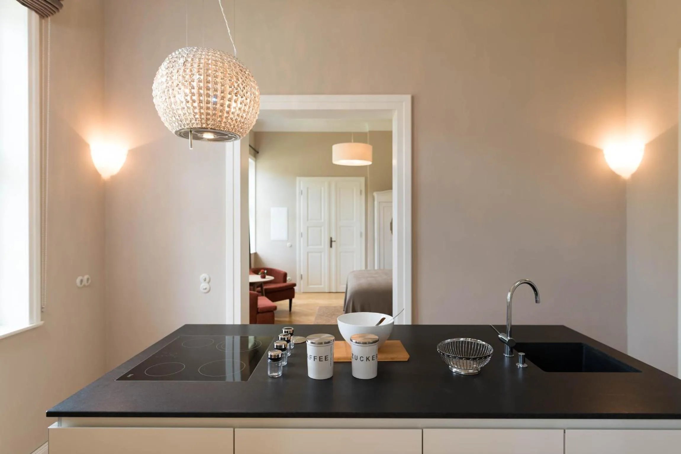 Kitchen or kitchenette in Schloss Beuchow