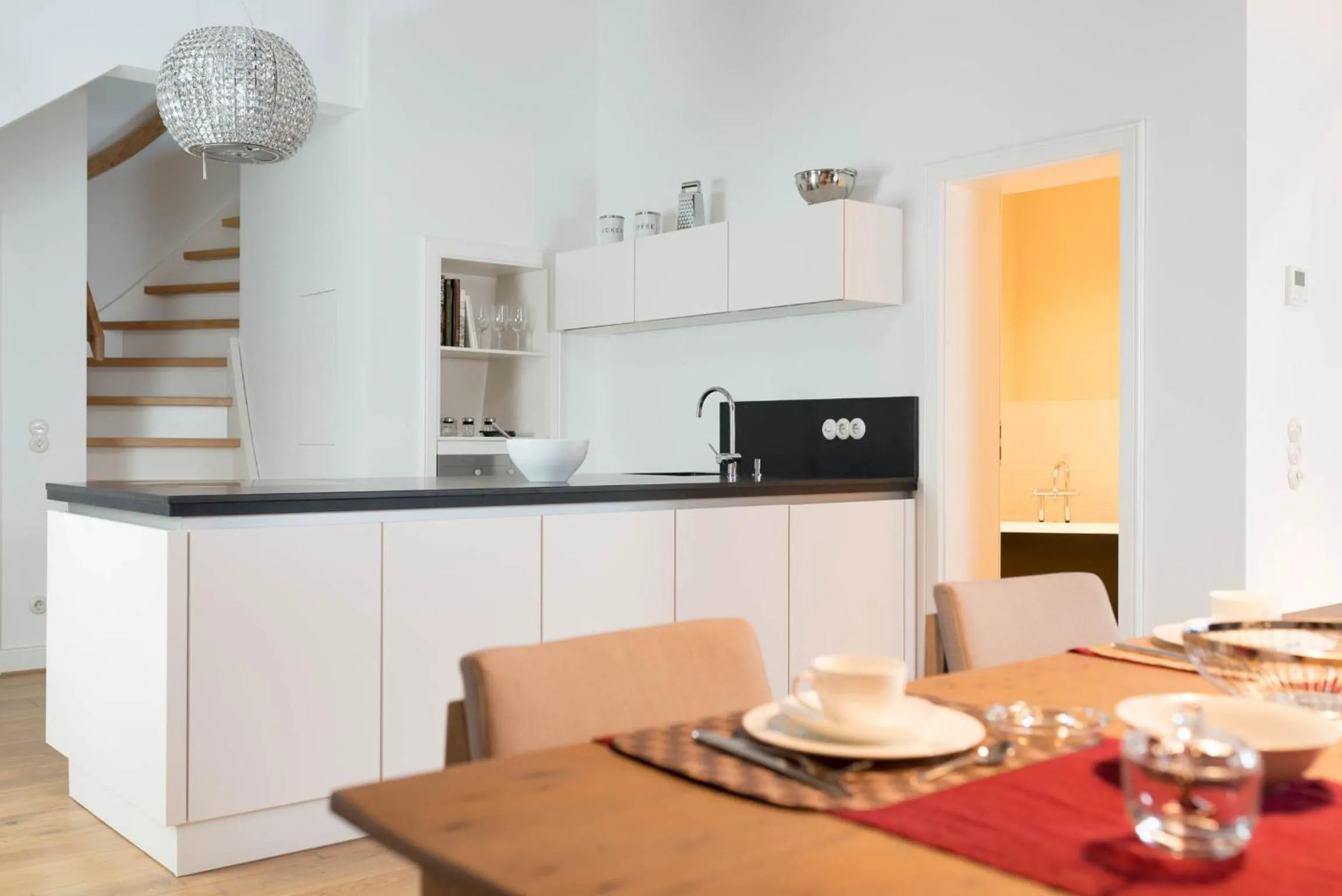 Kitchen or kitchenette in Schloss Beuchow