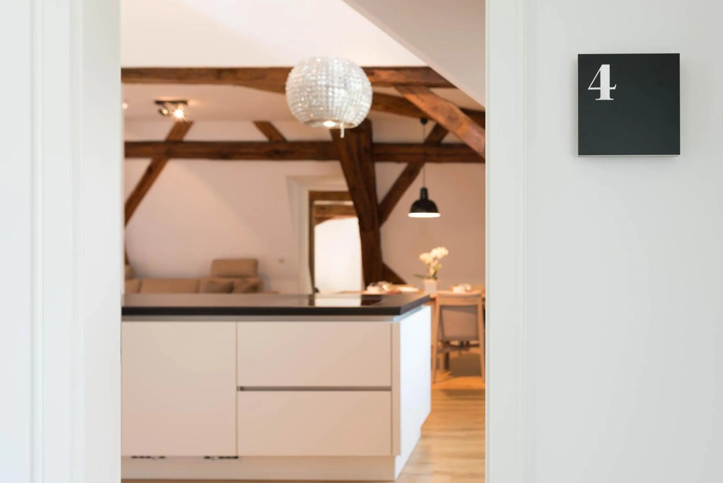 Kitchen or kitchenette in Schloss Beuchow