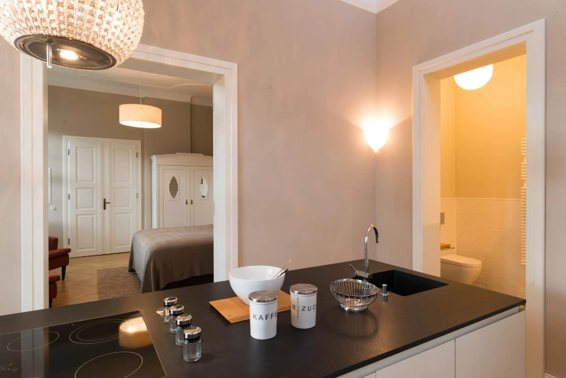 Kitchen or kitchenette in Schloss Beuchow